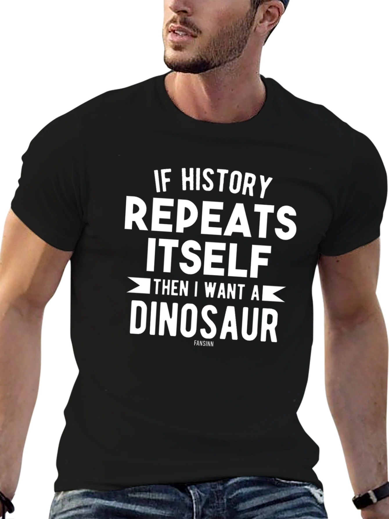 History Repeats Dinosaur T-Shirt