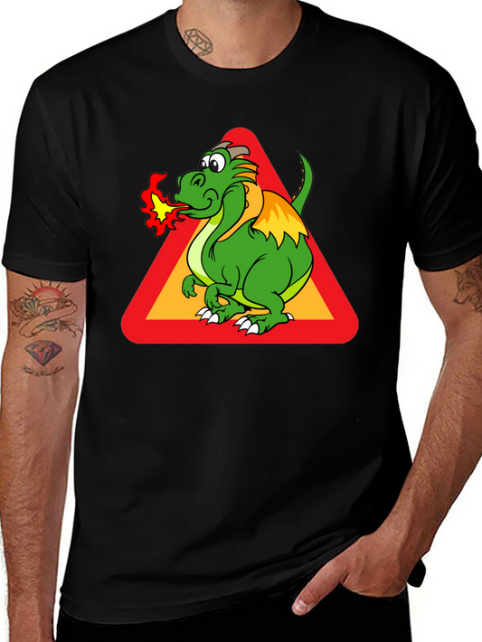 Funny Dragon Graphic T-Shirt