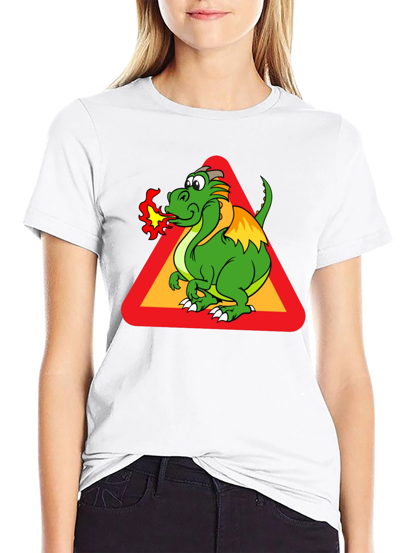 Funny Dragon Graphic T-Shirt