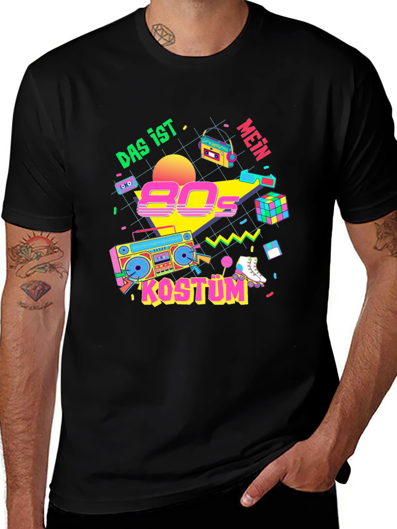 Retro 80s Costume Party T-Shirt