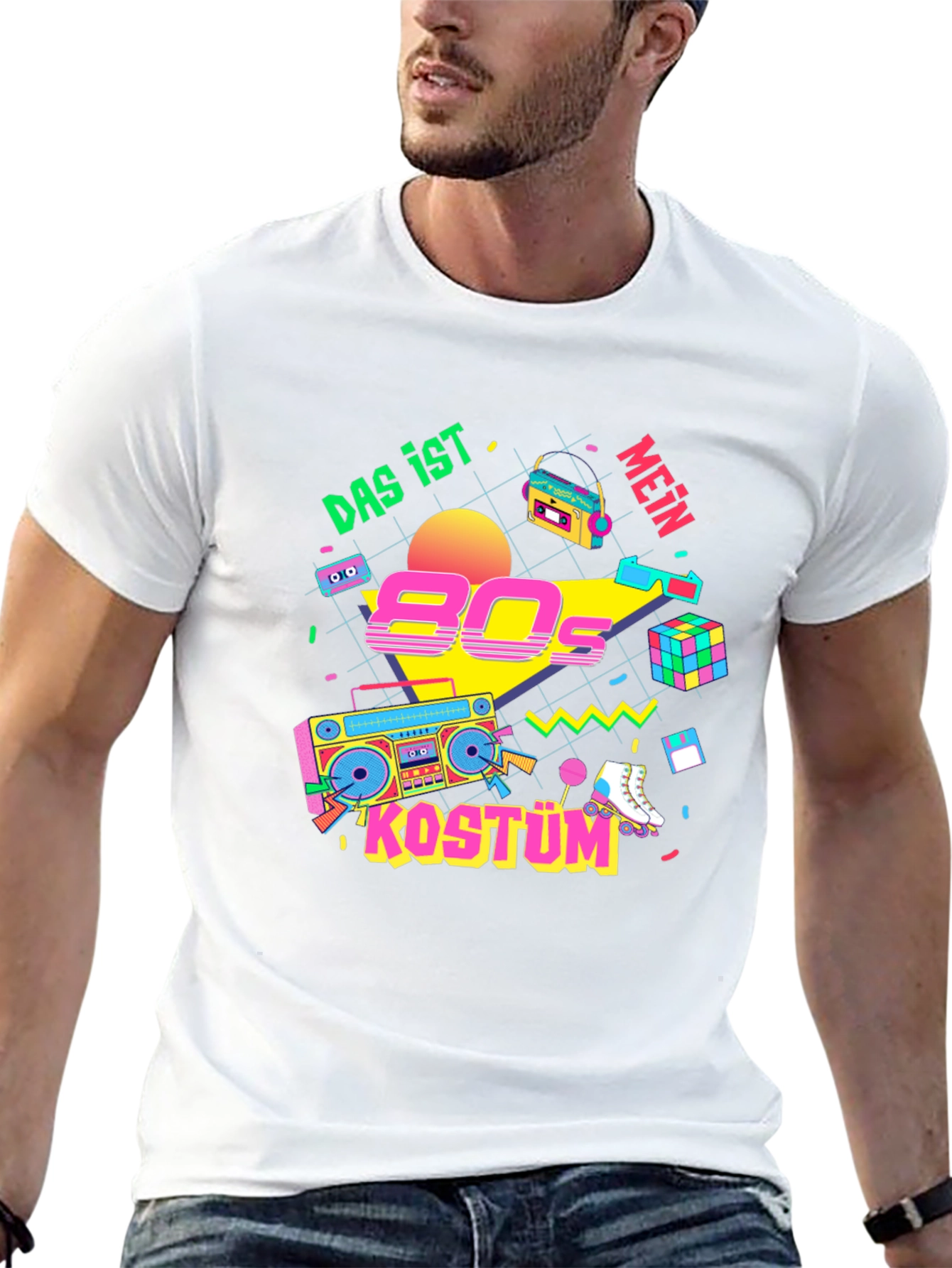 Retro 80s Costume Party T-Shirt