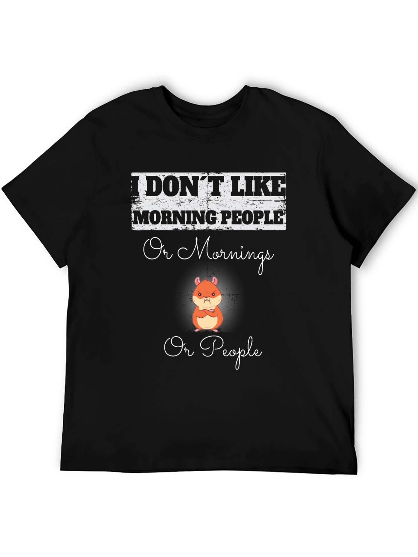 I Dont Like Morning People Graphic T-Shirt
