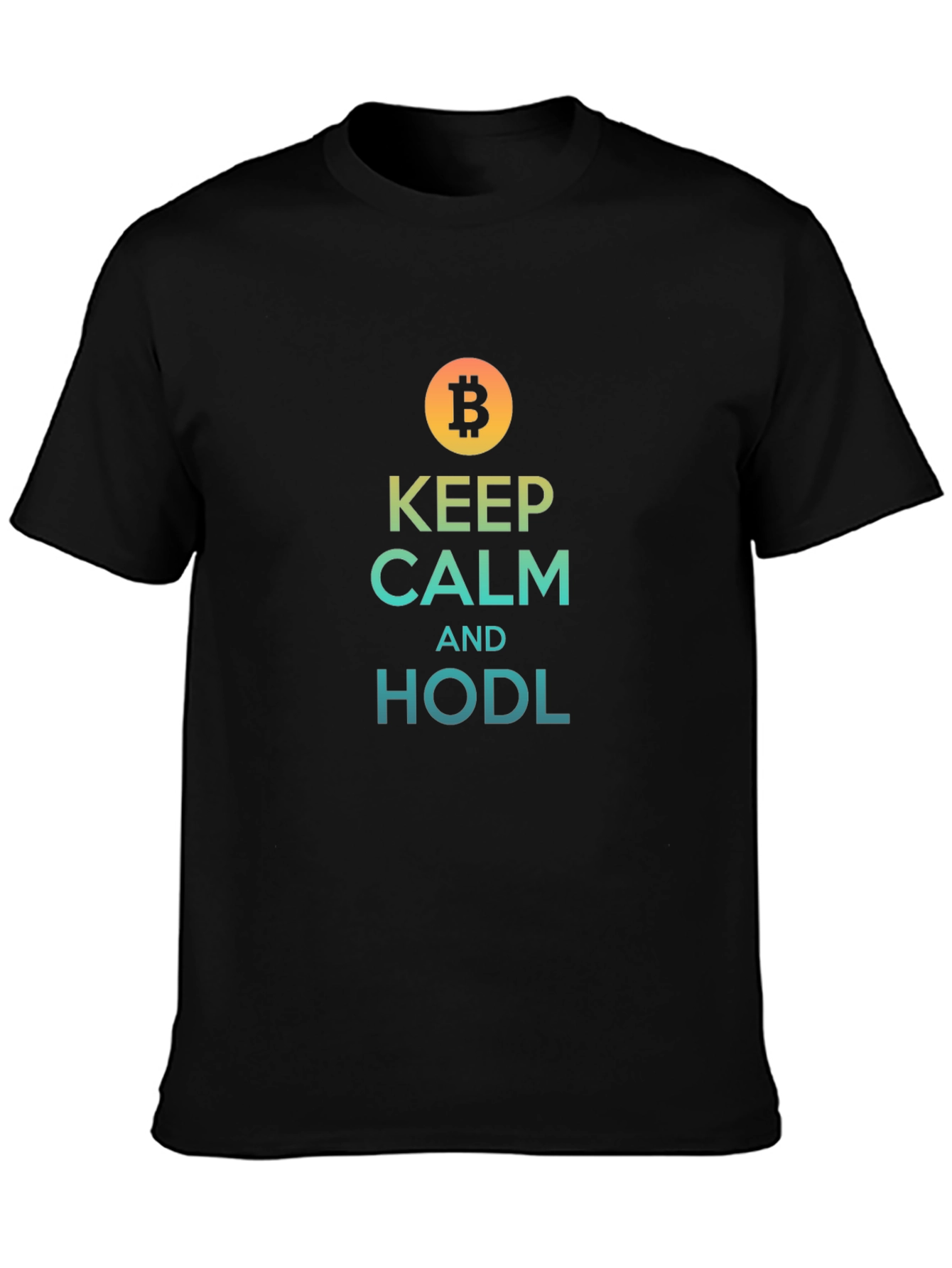 Keep Calm and HODL Bitcoin Crypto T-Shirt