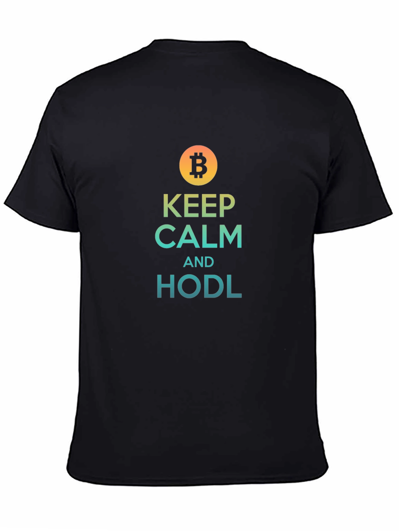 Keep Calm and HODL Bitcoin Crypto T-Shirt