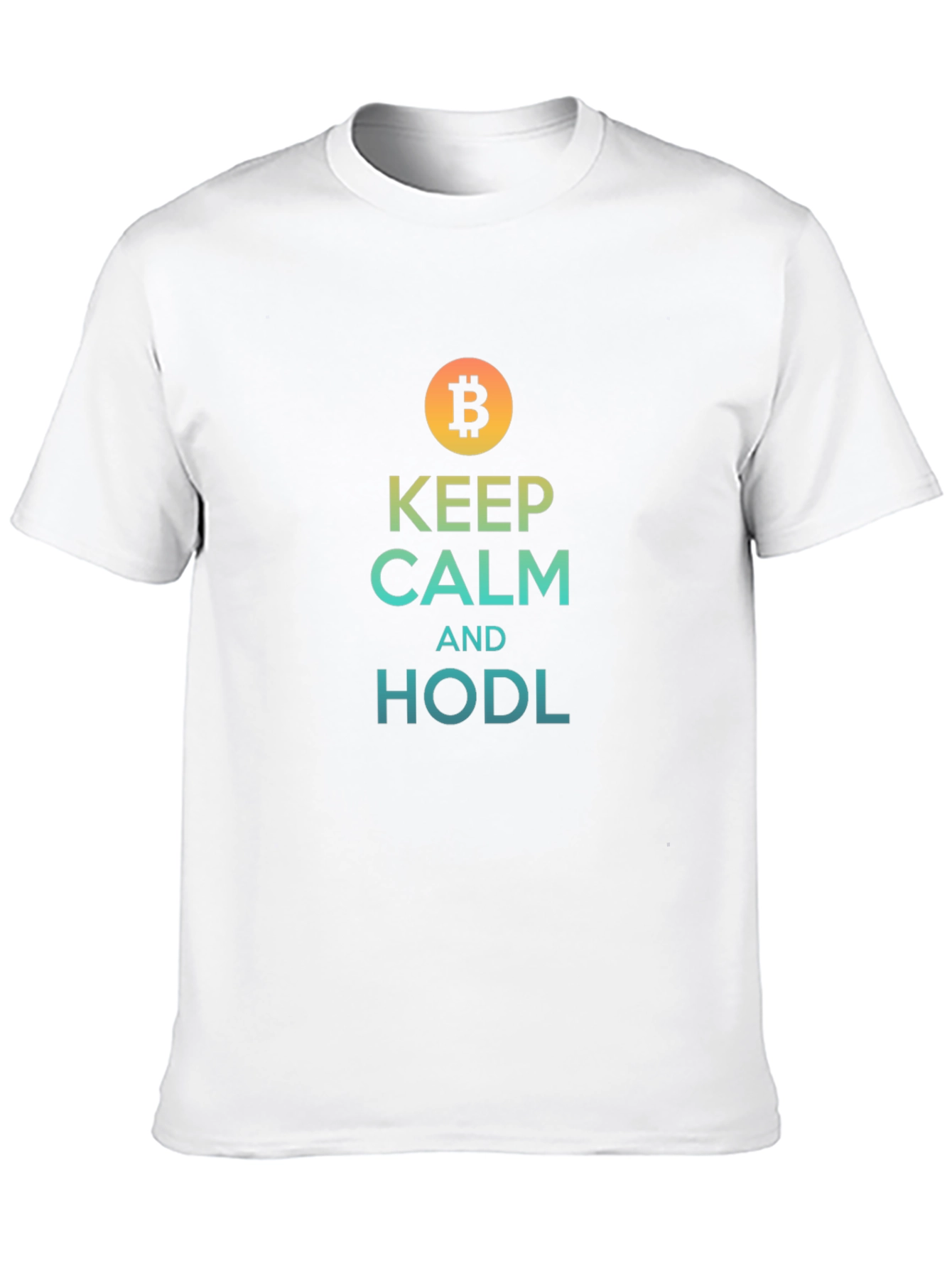 Keep Calm and HODL Bitcoin Crypto T-Shirt