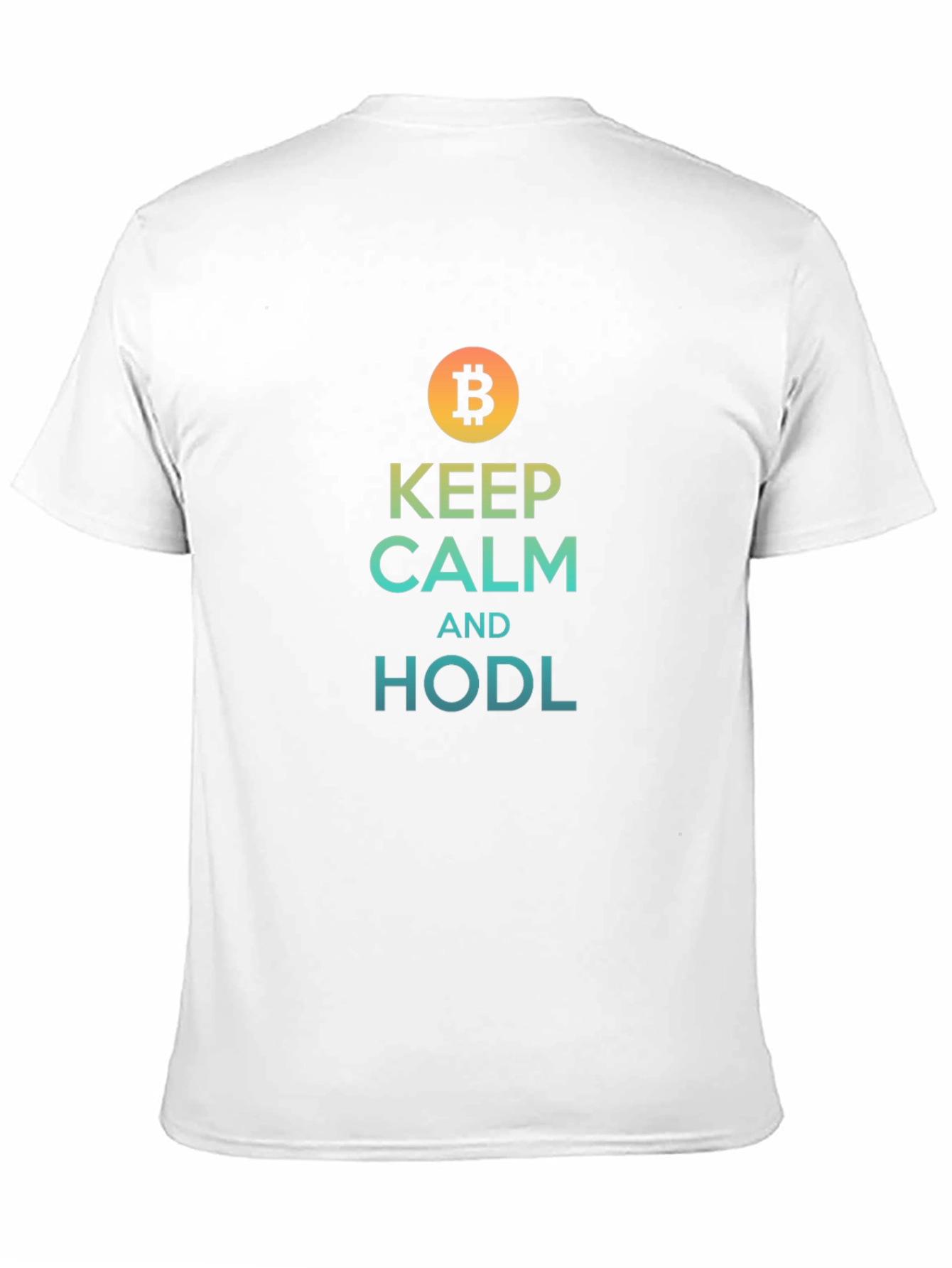 Keep Calm and HODL Bitcoin Crypto T-Shirt