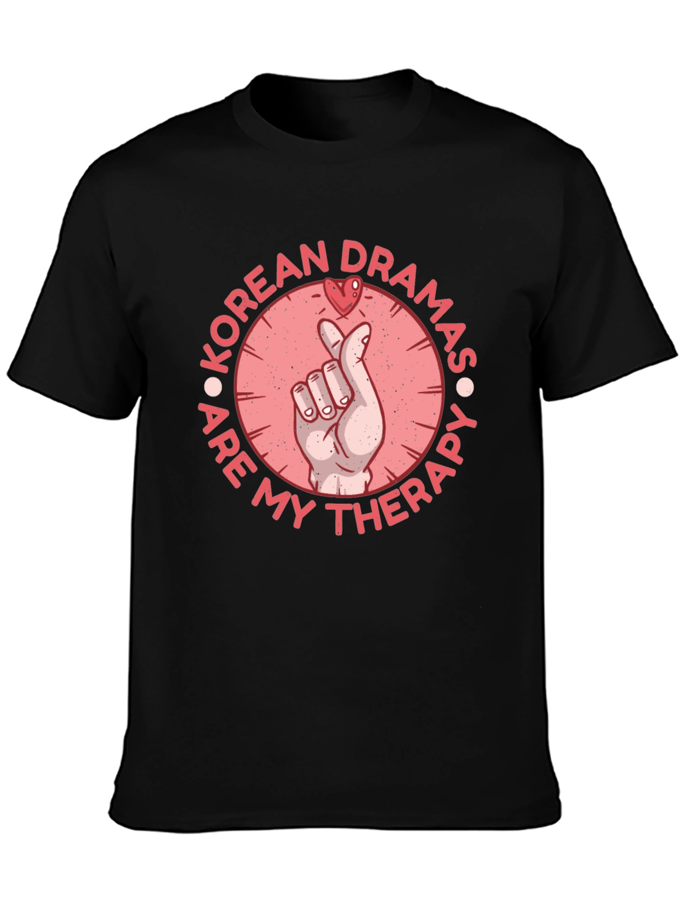 Korean Drama Therapy T-Shirt - Snapping Finger Heart