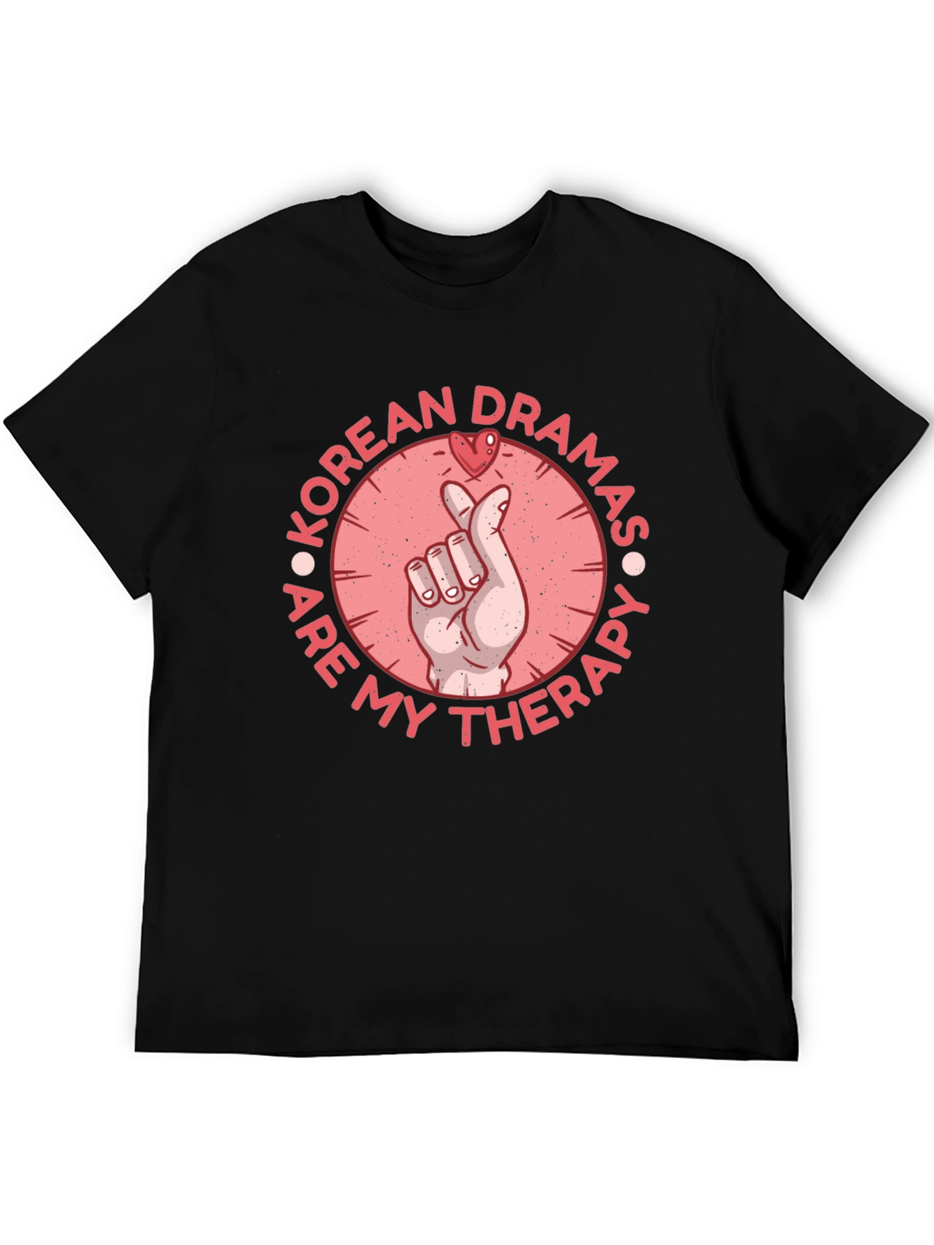 Korean Drama Therapy T-Shirt - Snapping Finger Heart