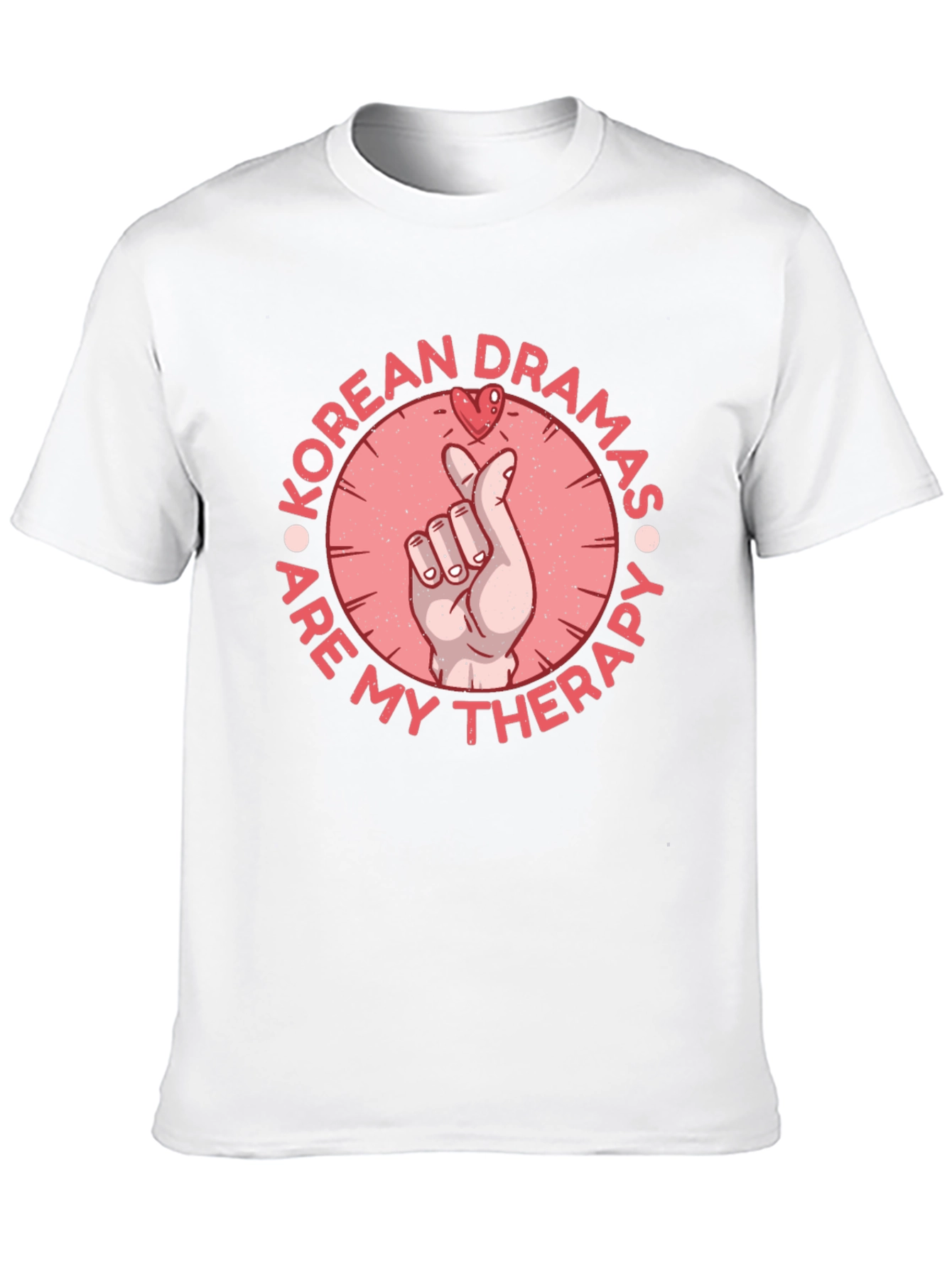 Korean Drama Therapy T-Shirt - Snapping Finger Heart