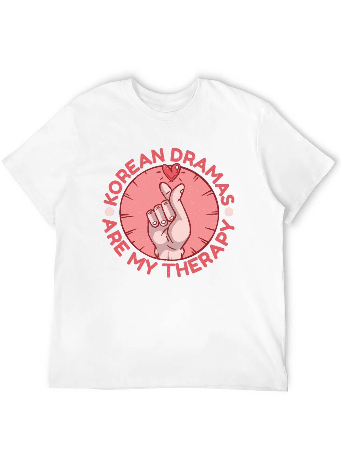 Korean Drama Therapy T-Shirt - Snapping Finger Heart