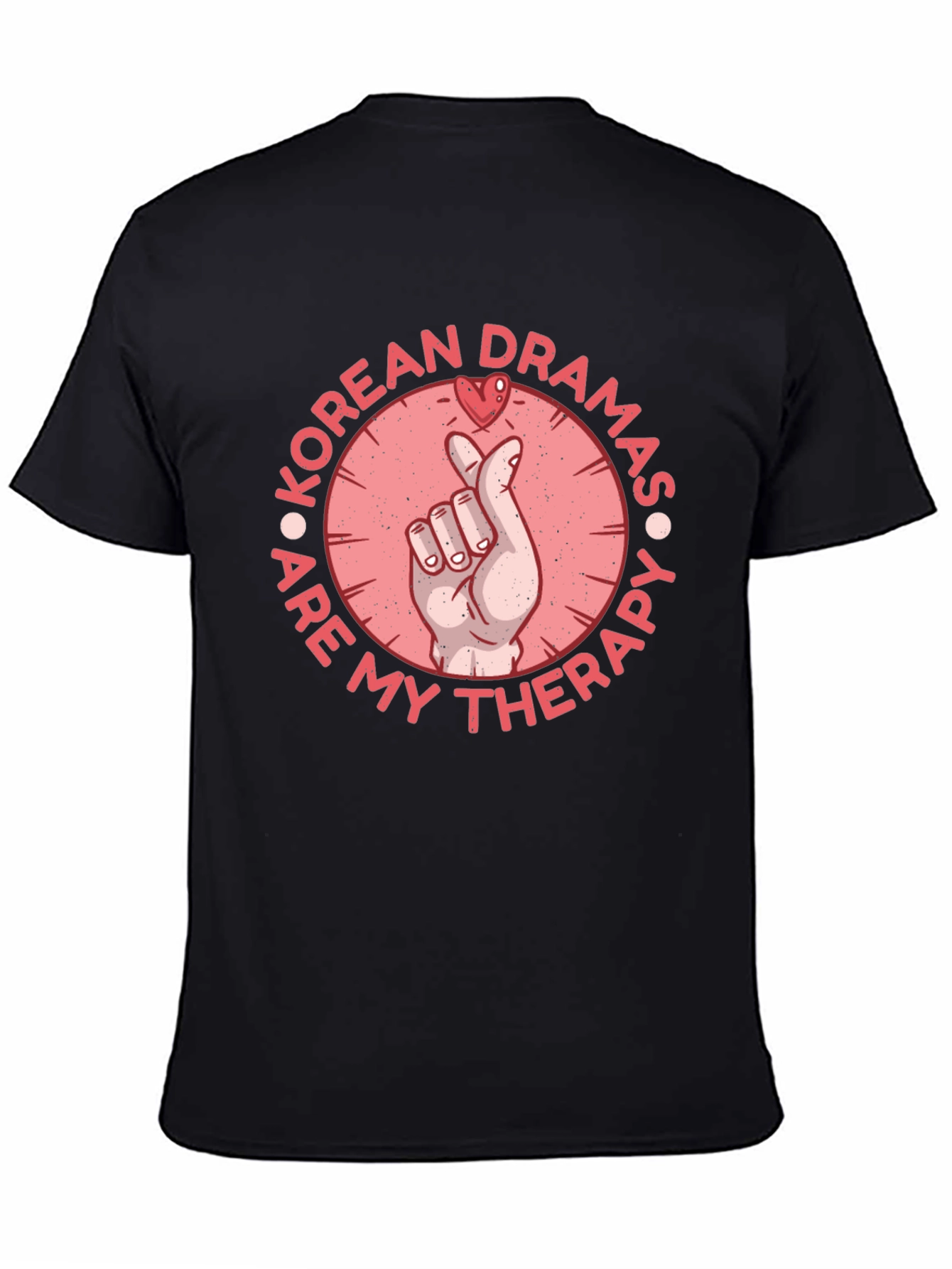 Korean Drama Therapy T-Shirt - Snapping Finger Heart