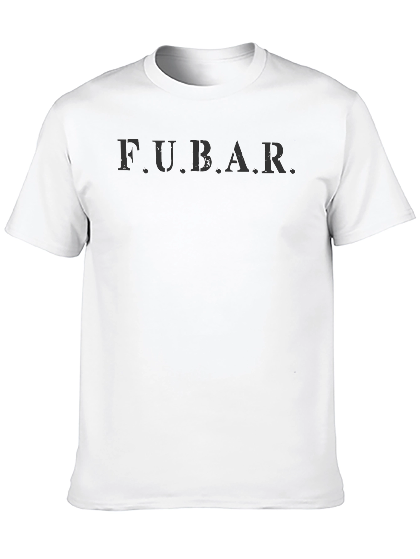 FUBAR Graphic Tee - Black Casual T-Shirt