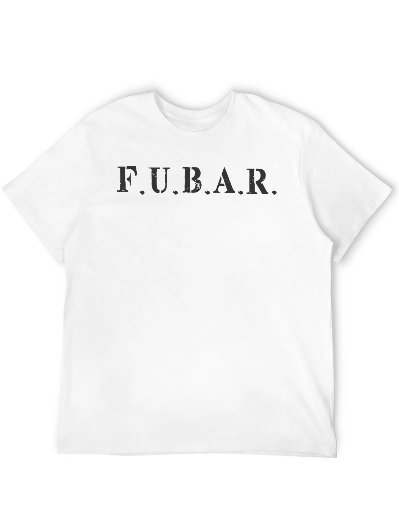 FUBAR Graphic Tee - Black Casual T-Shirt