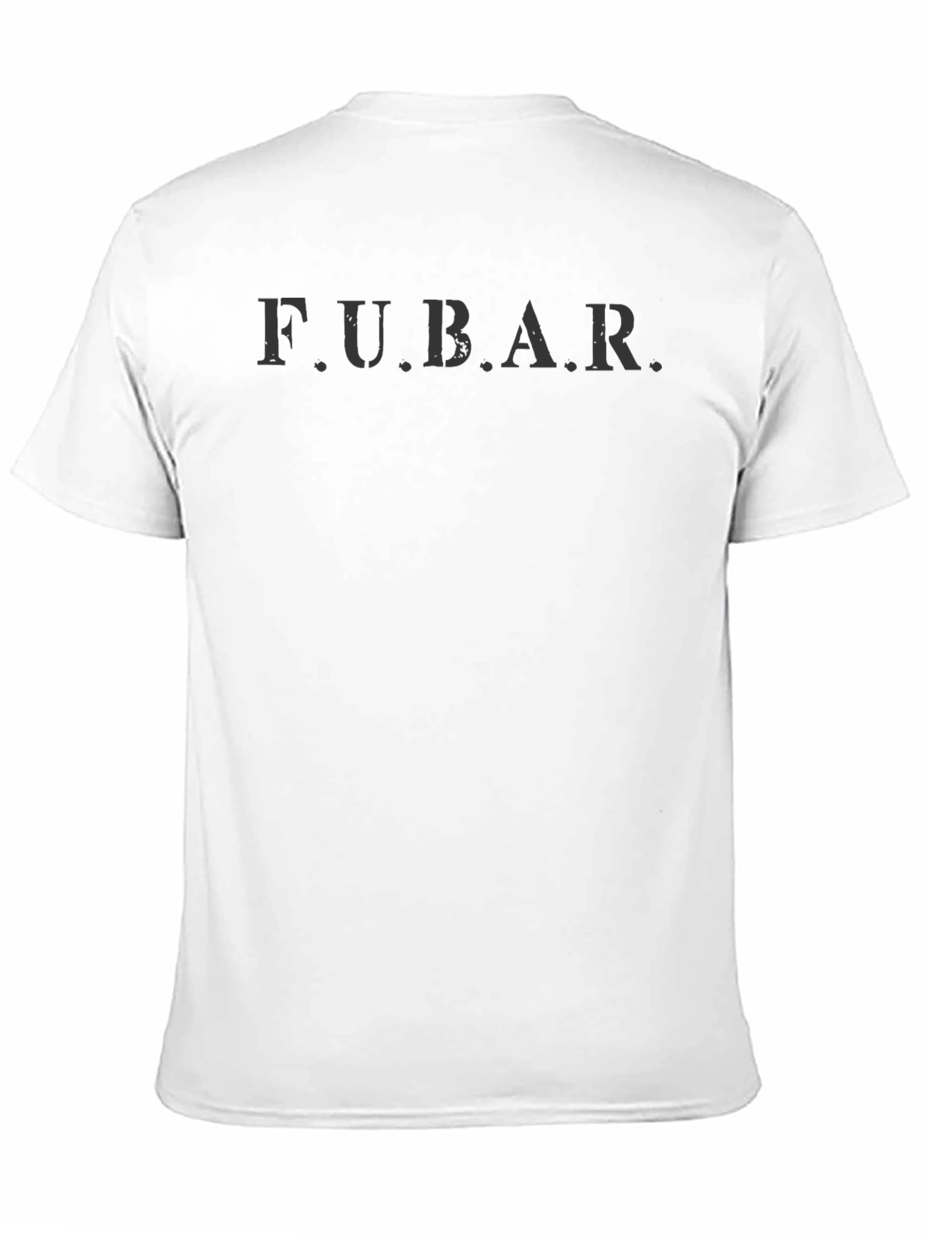 FUBAR Graphic Tee - Black Casual T-Shirt