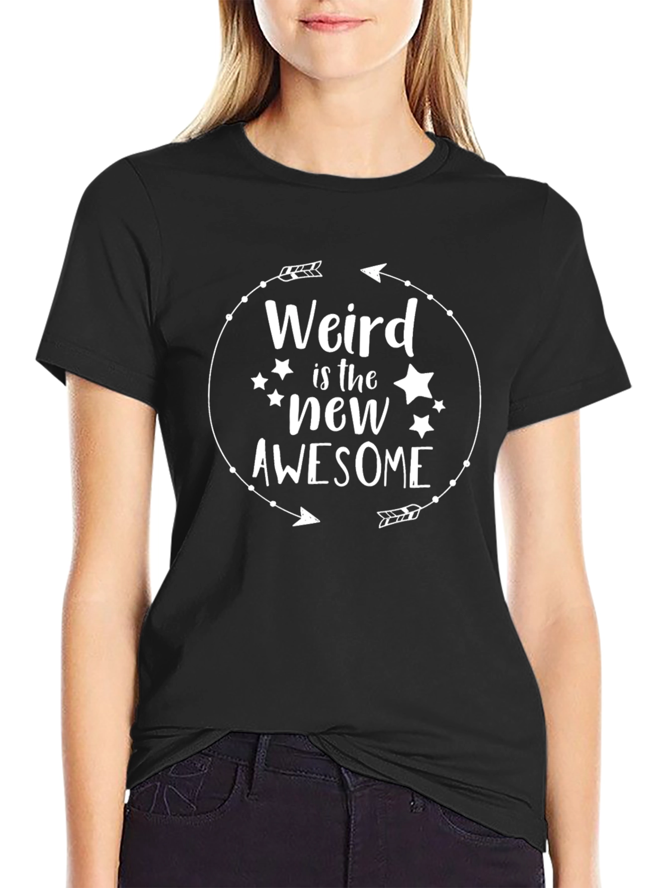 Weird is the New Awesome Black T-Shirt