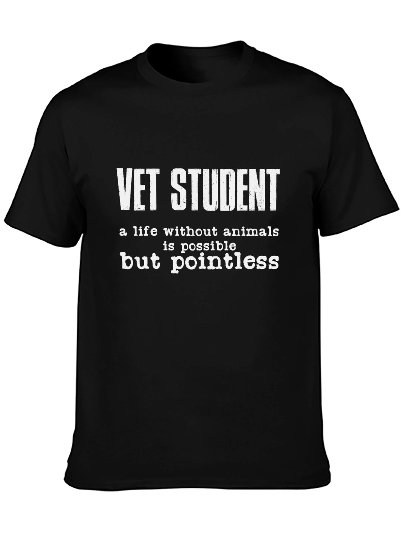 Vet Student Animal Lover Graphic Tee