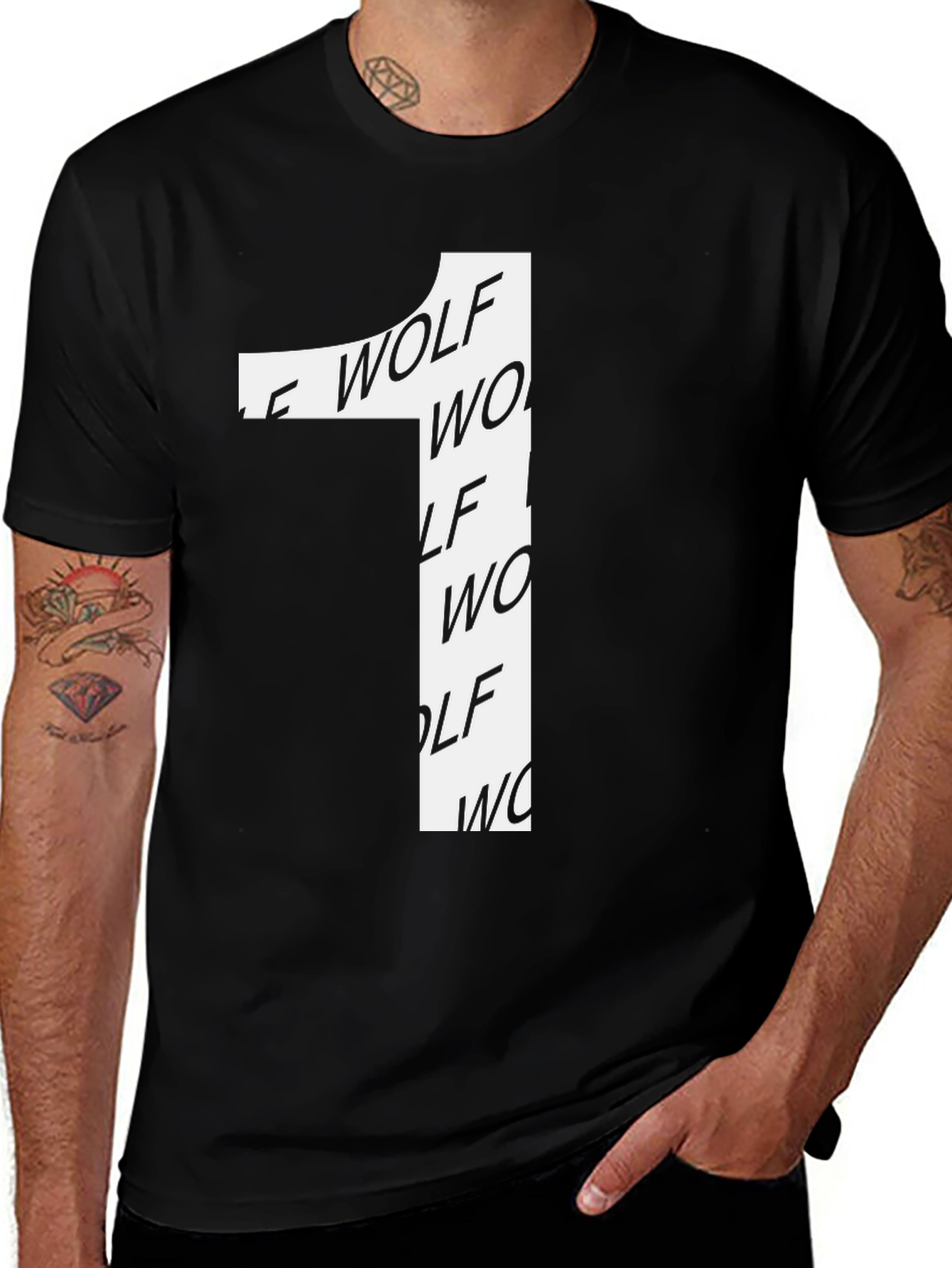 Wolf Number One Graphic Tee