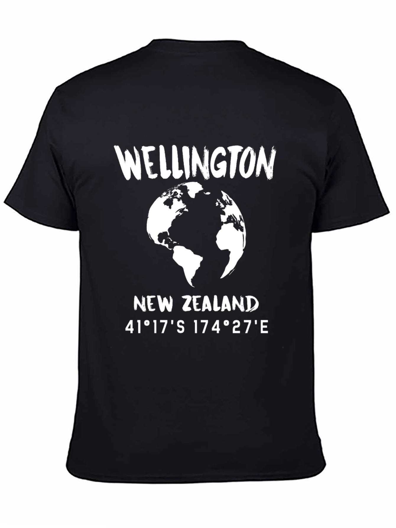 Wellington New Zealand Coordinates T-Shirt