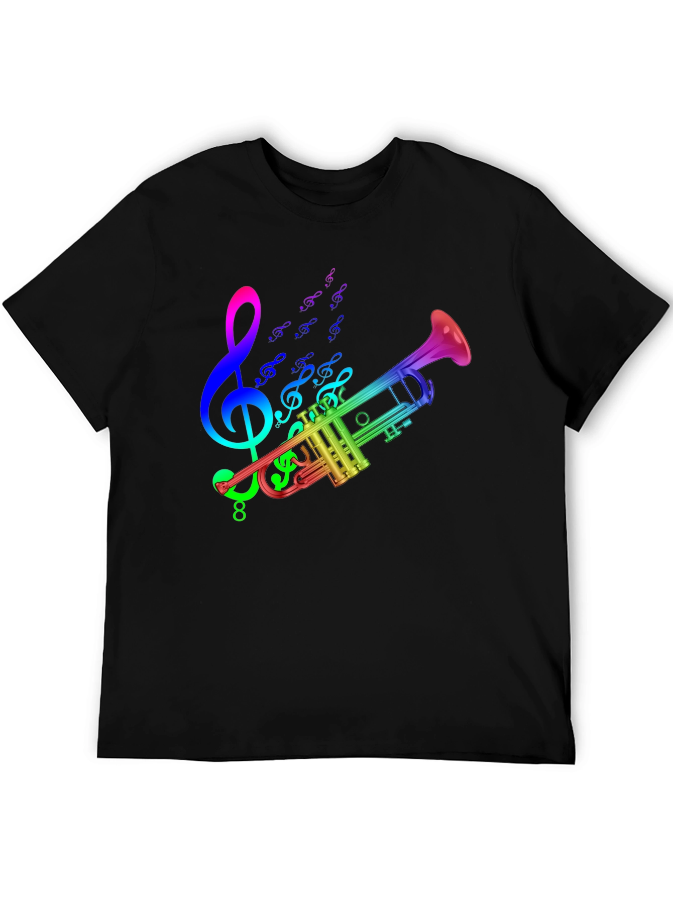Rainbow Trumpet Music T-Shirt