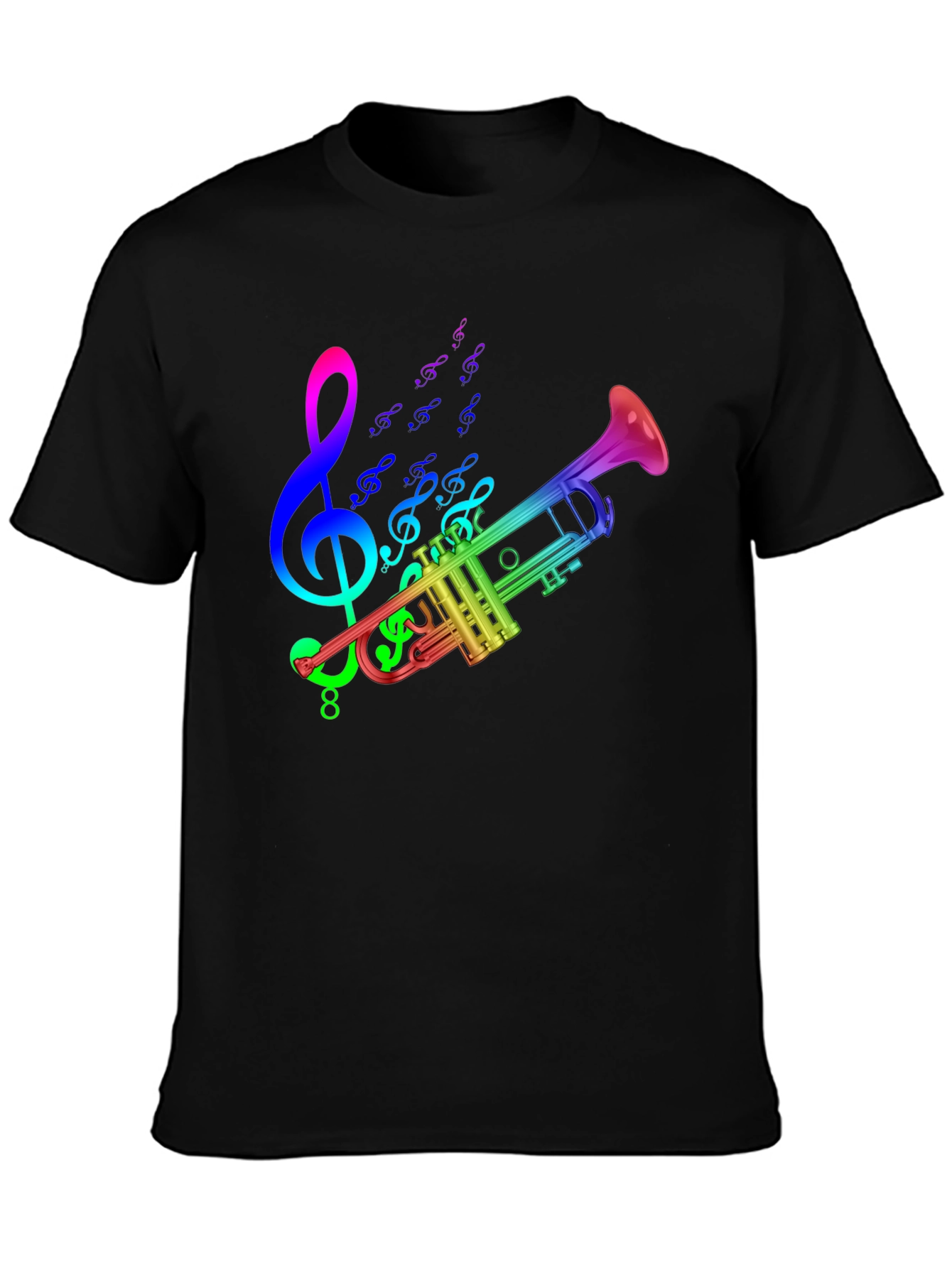 Rainbow Trumpet Music T-Shirt