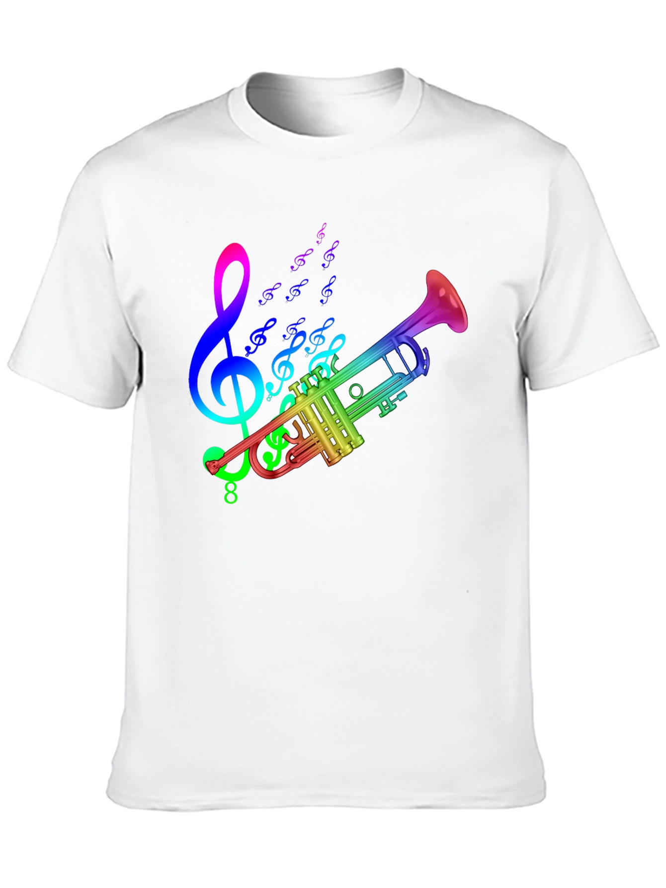 Rainbow Trumpet Music T-Shirt