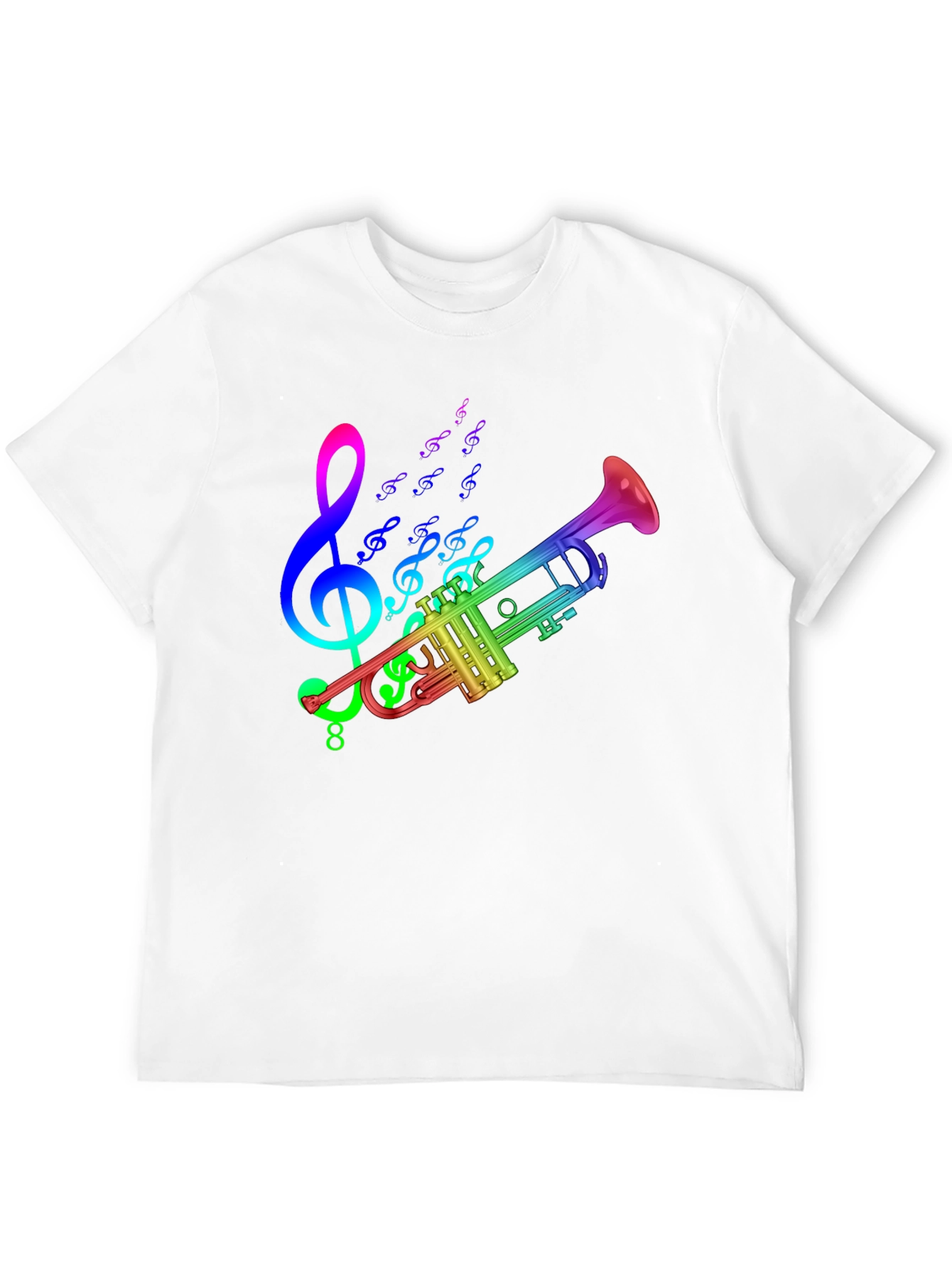 Rainbow Trumpet Music T-Shirt