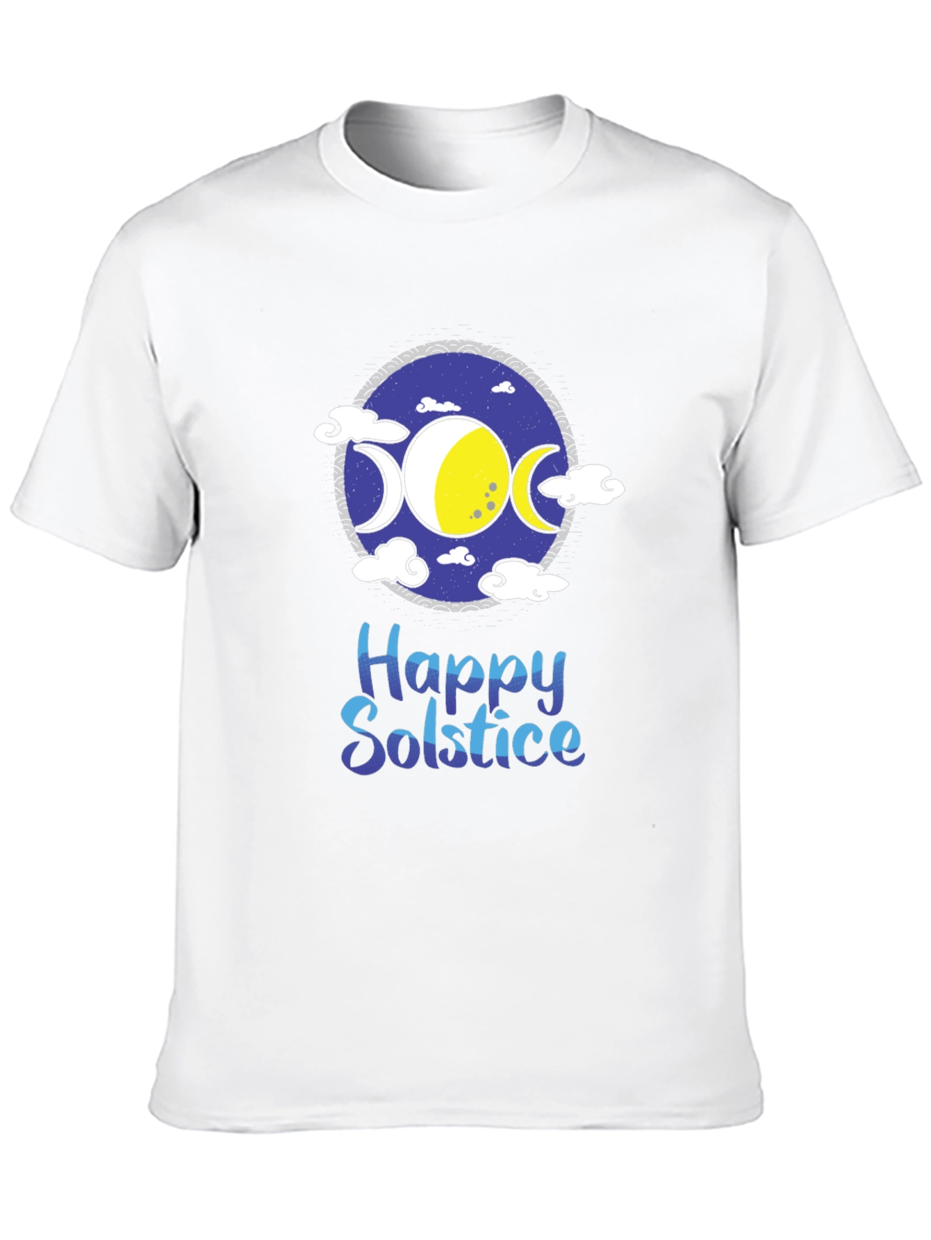 Happy Solstice Graphic T-Shirt - Black