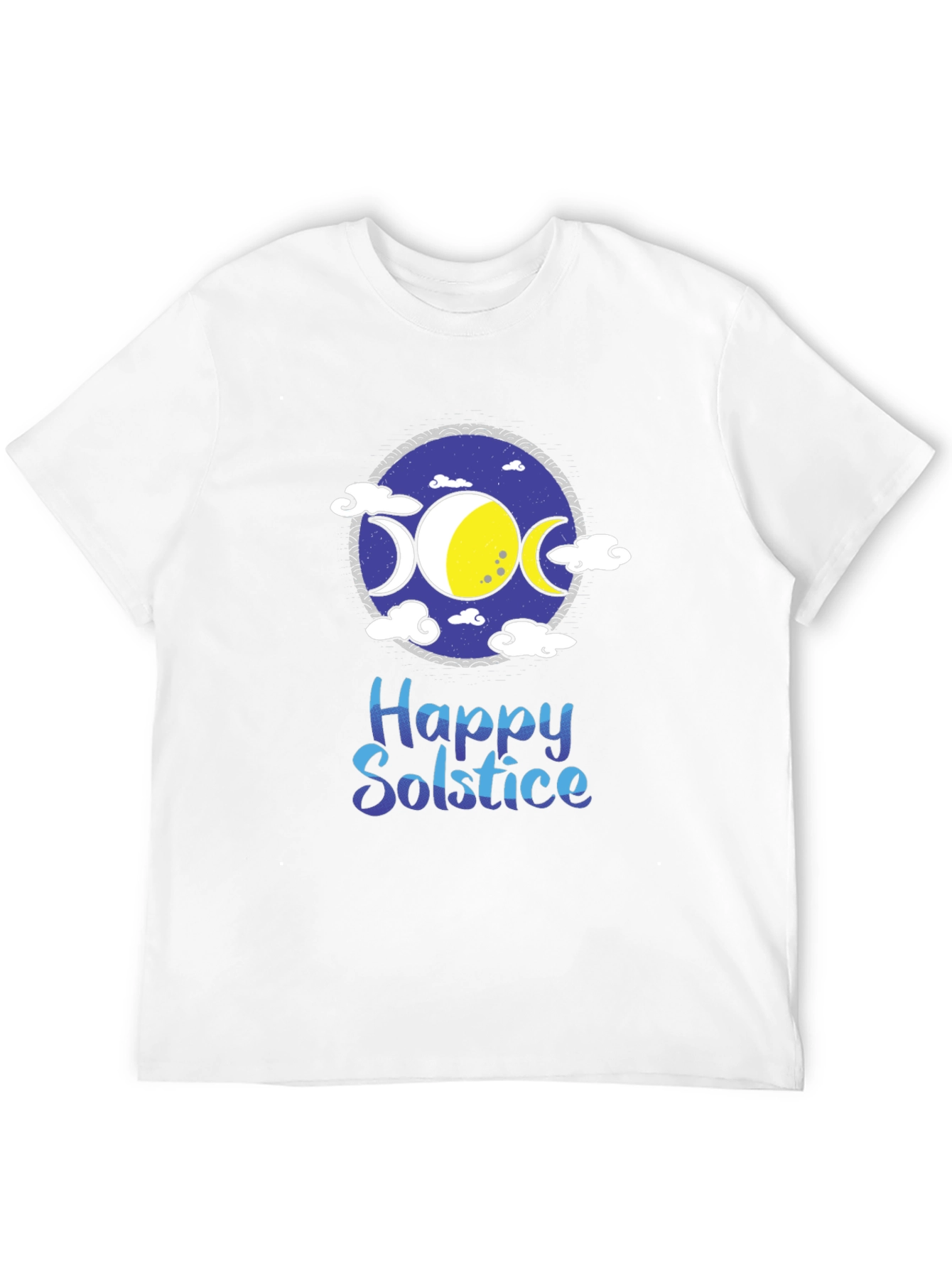 Happy Solstice Graphic T-Shirt - Black