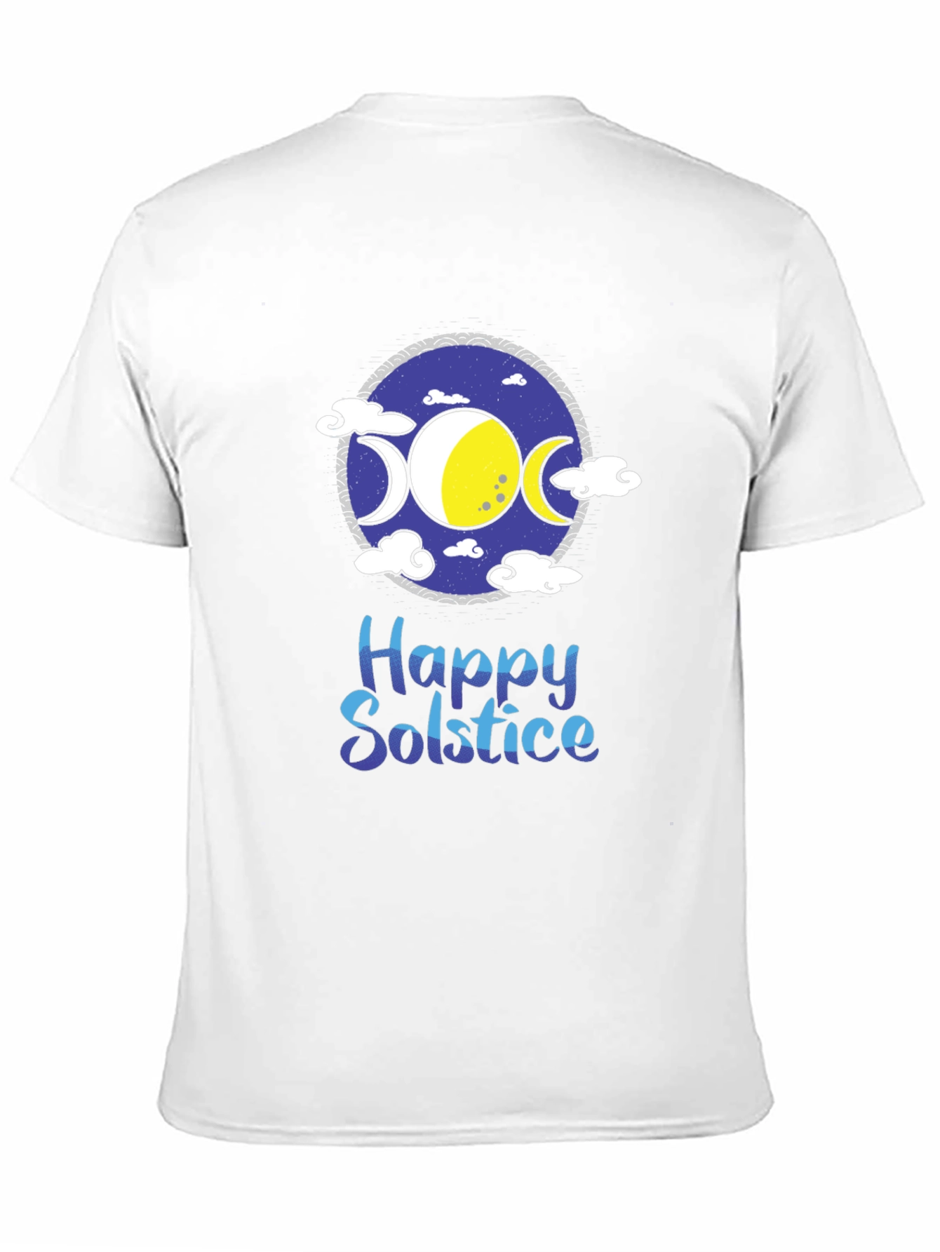 Happy Solstice Graphic T-Shirt - Black