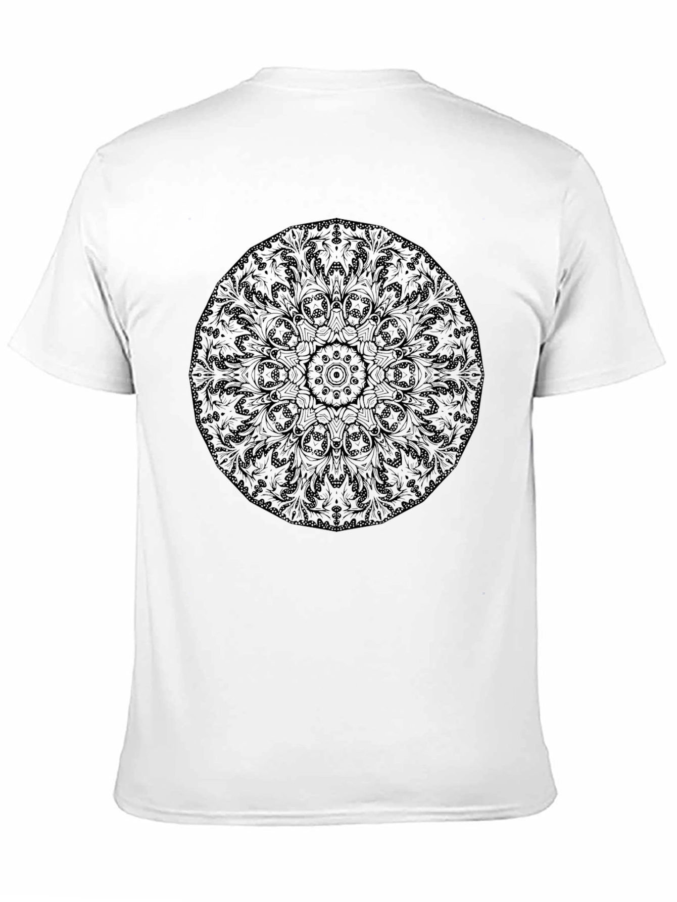 Black Mandala Graphic Tee - Mens