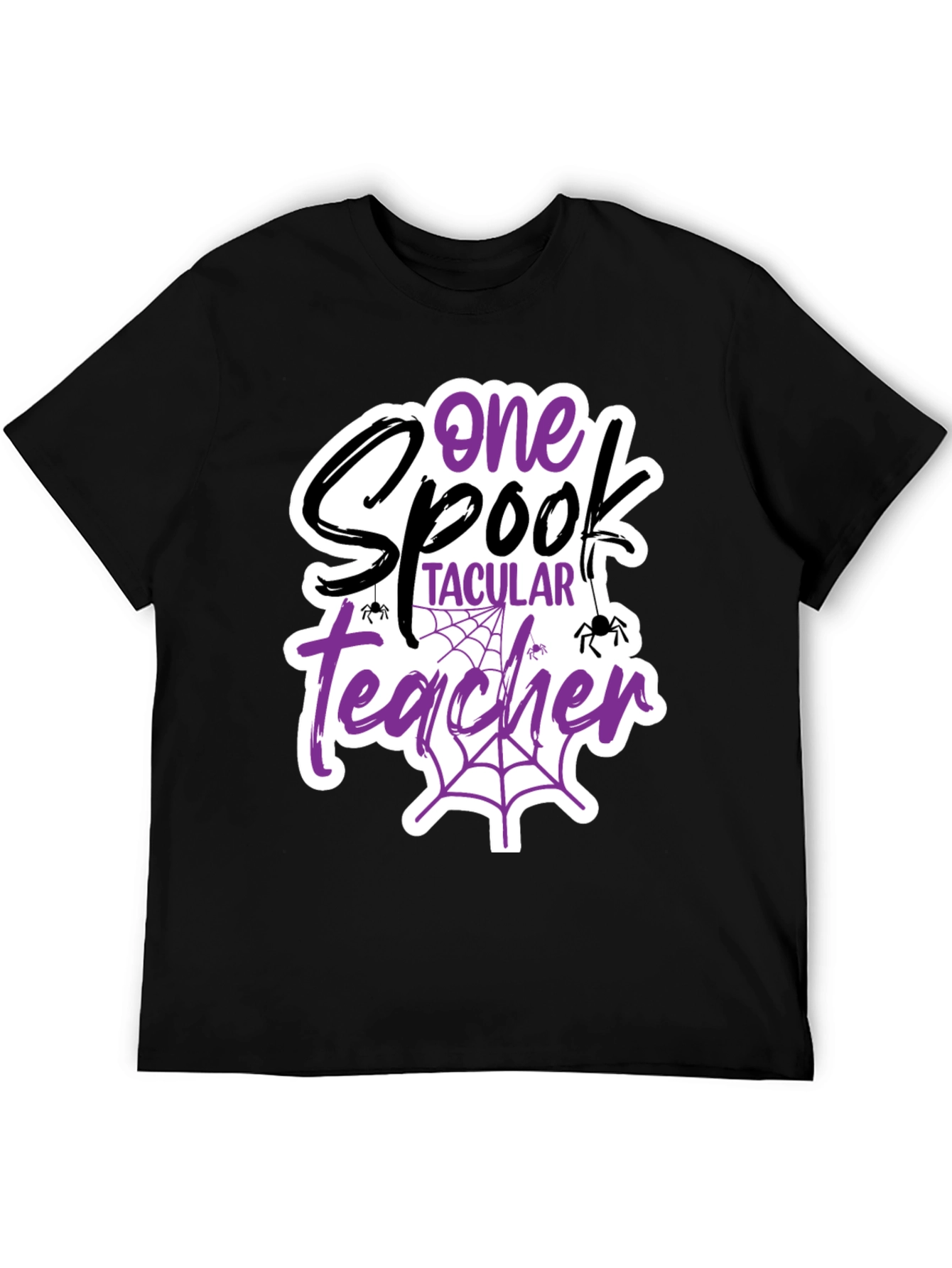 One Spooktacular Teacher Halloween Graphic T-Shirt