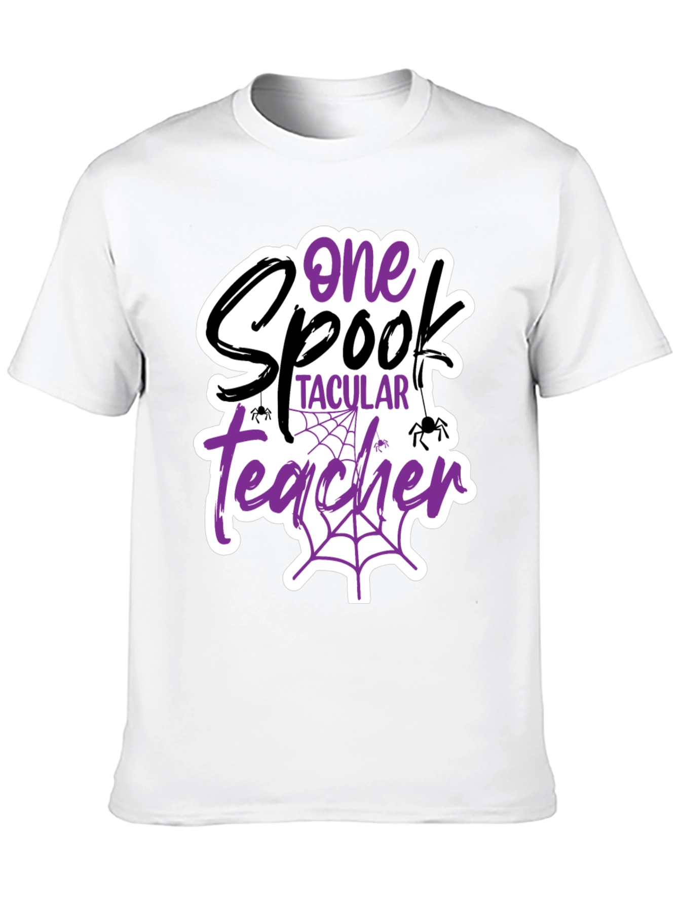 One Spooktacular Teacher Halloween Graphic T-Shirt