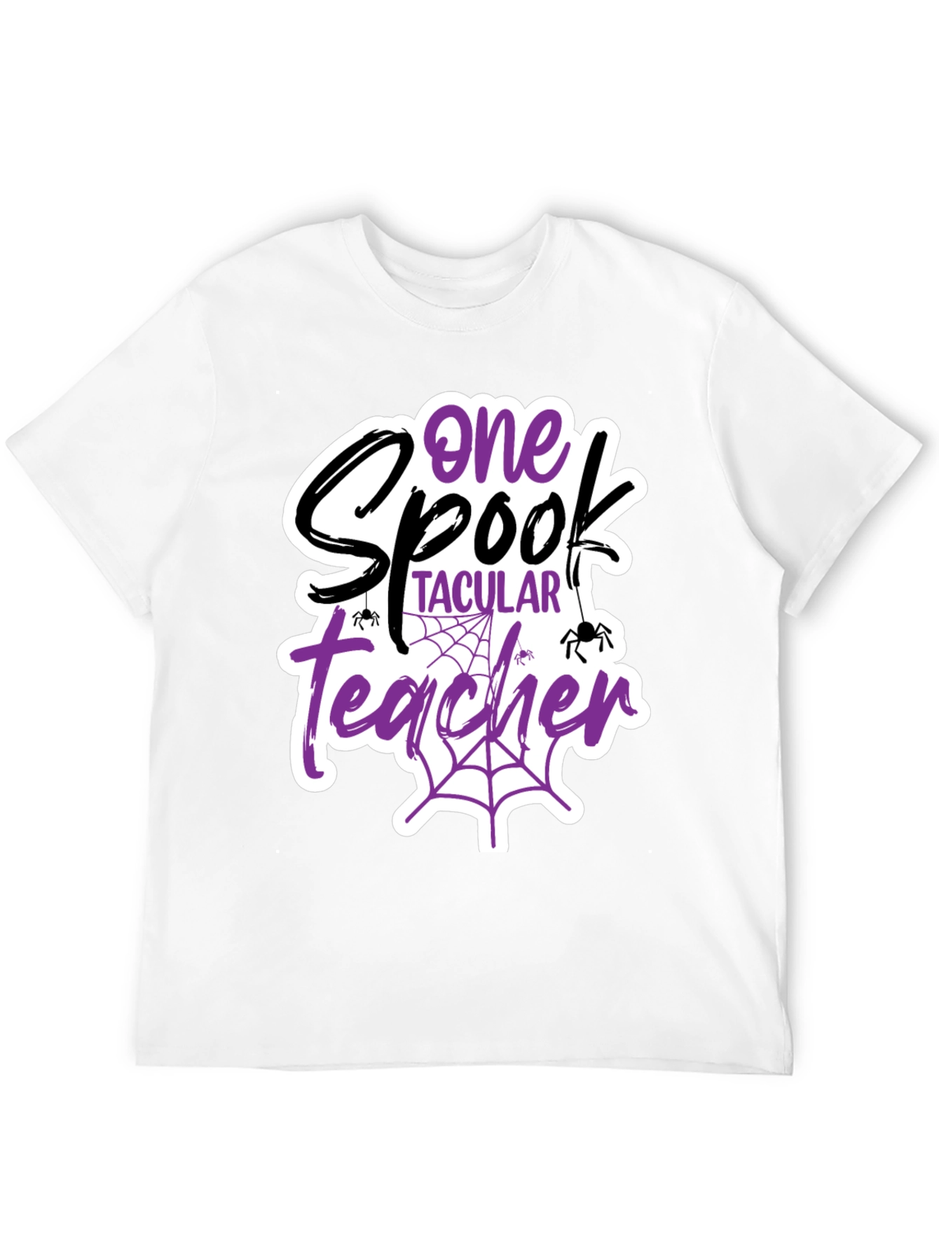 One Spooktacular Teacher Halloween Graphic T-Shirt