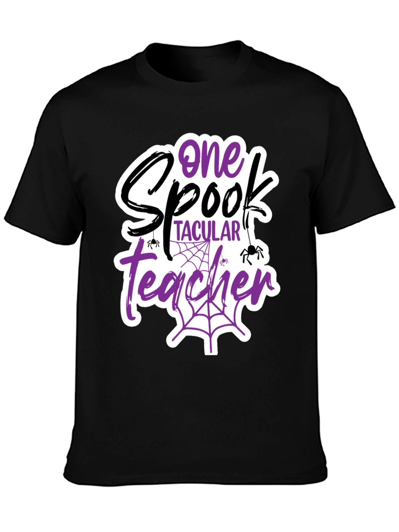 One Spooktacular Teacher Halloween Graphic T-Shirt