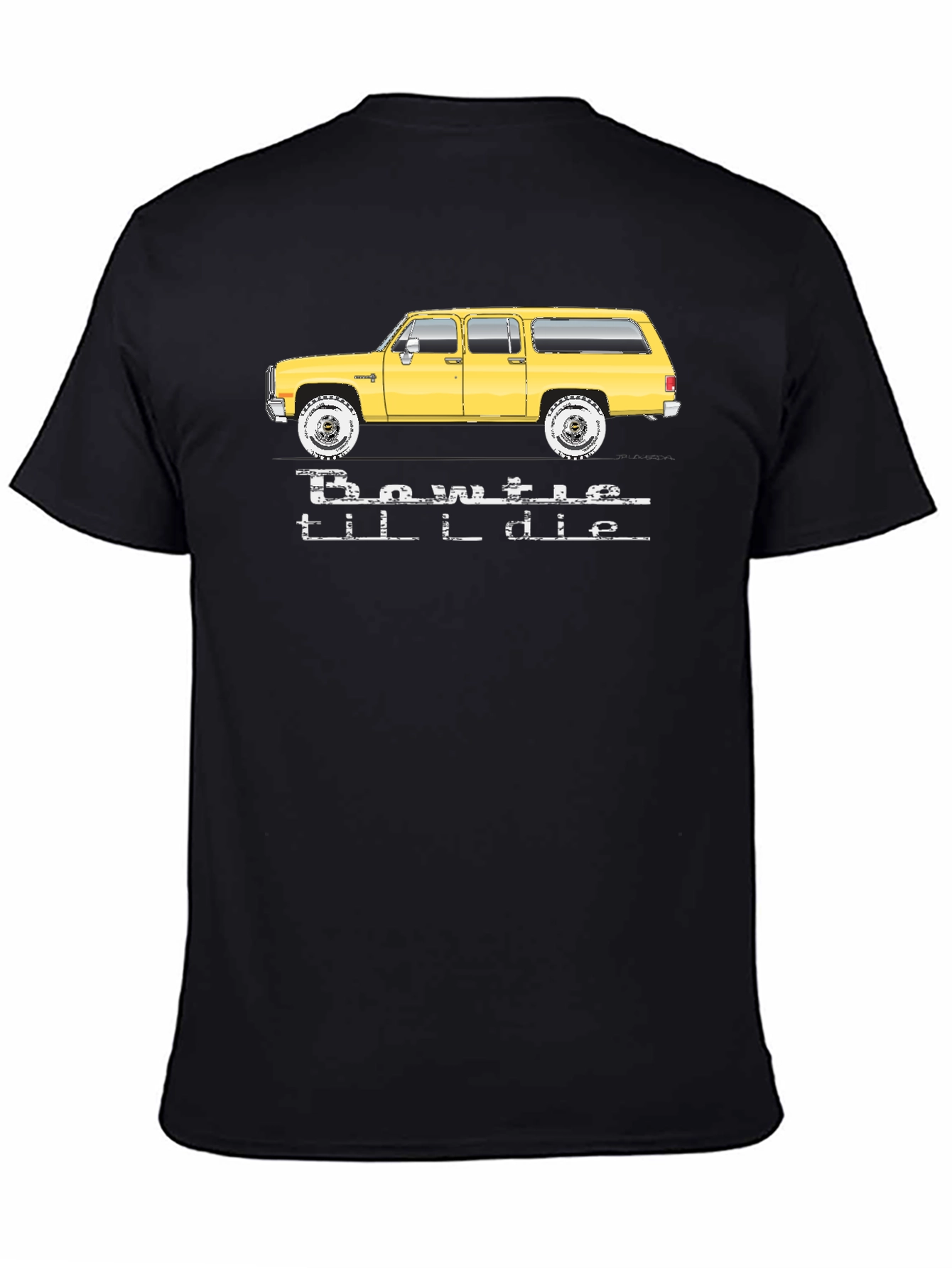 Bowtie Til I Die Black T-Shirt