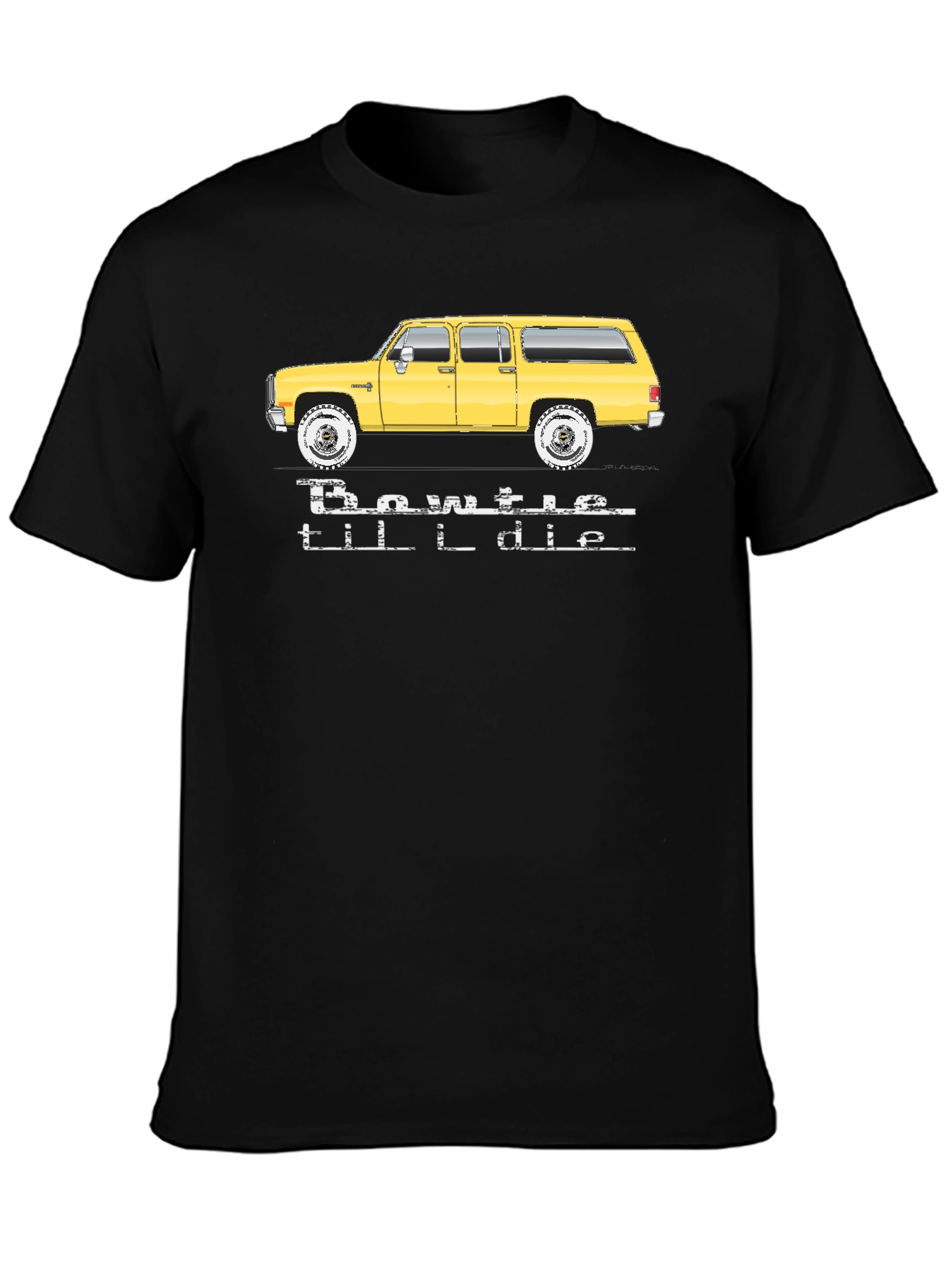 Bowtie Til I Die Black T-Shirt