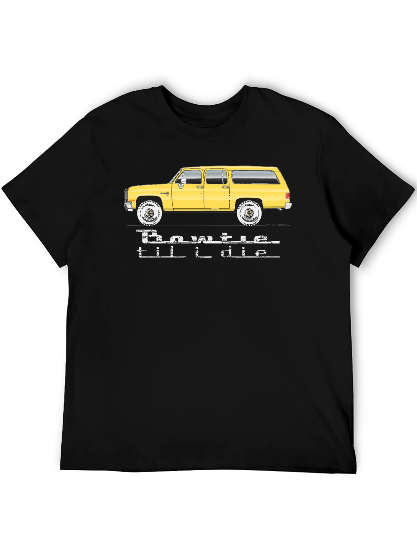 Bowtie Til I Die Black T-Shirt