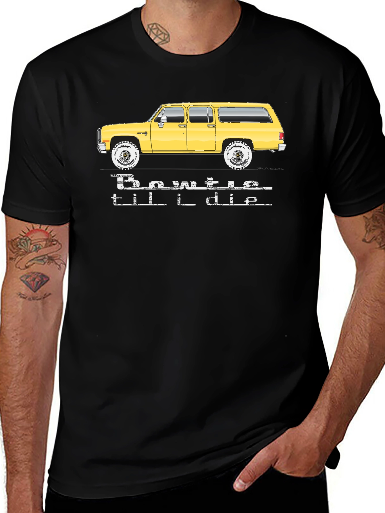 Bowtie Til I Die Black T-Shirt
