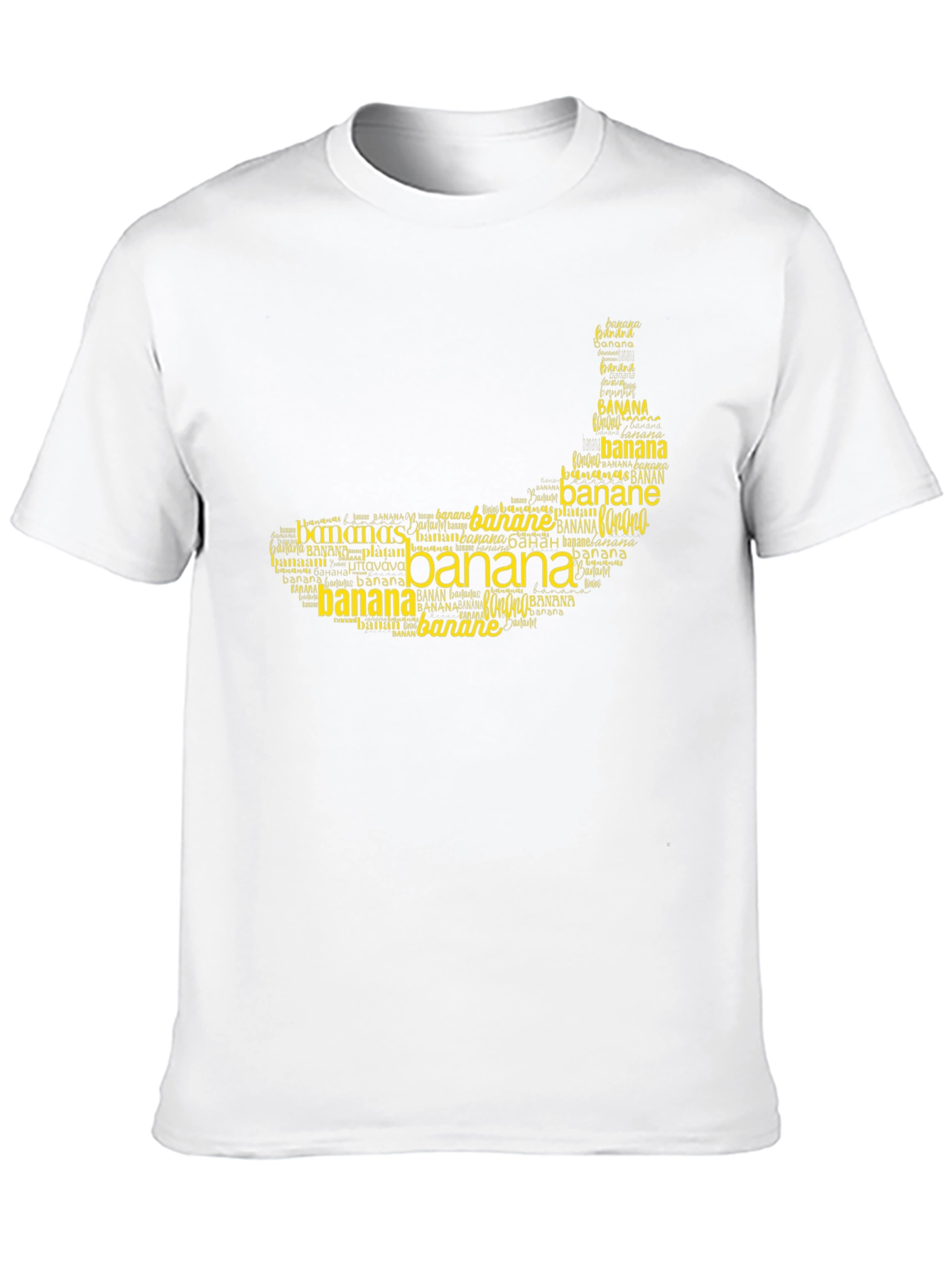Banana Word Art T-Shirt