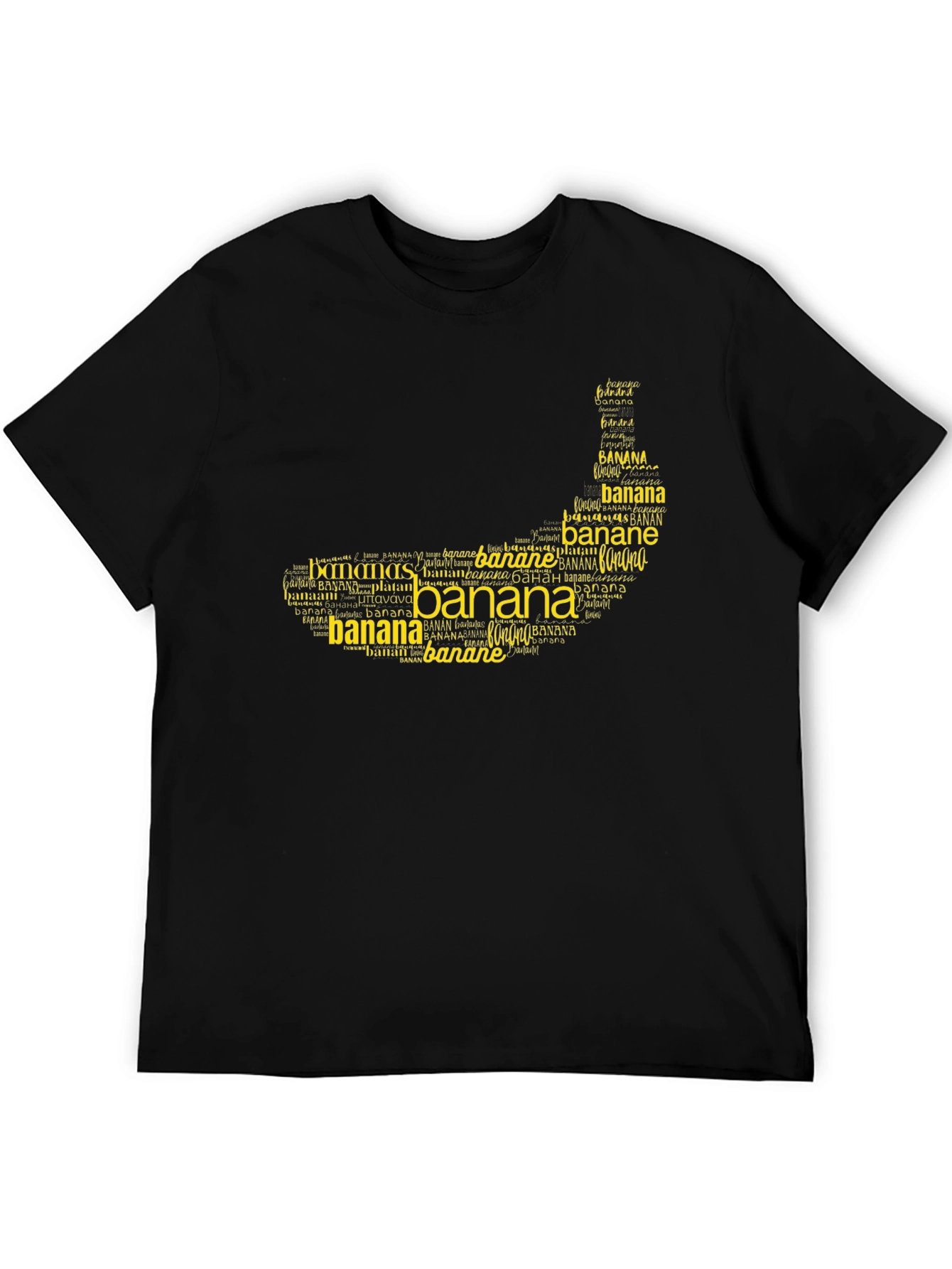 Banana Word Art T-Shirt