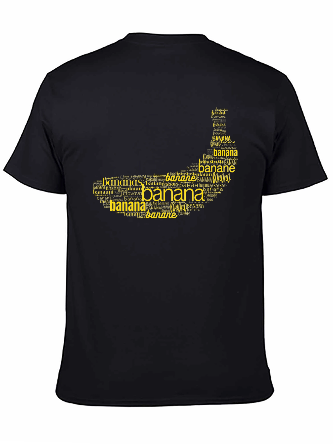Banana Word Art T-Shirt