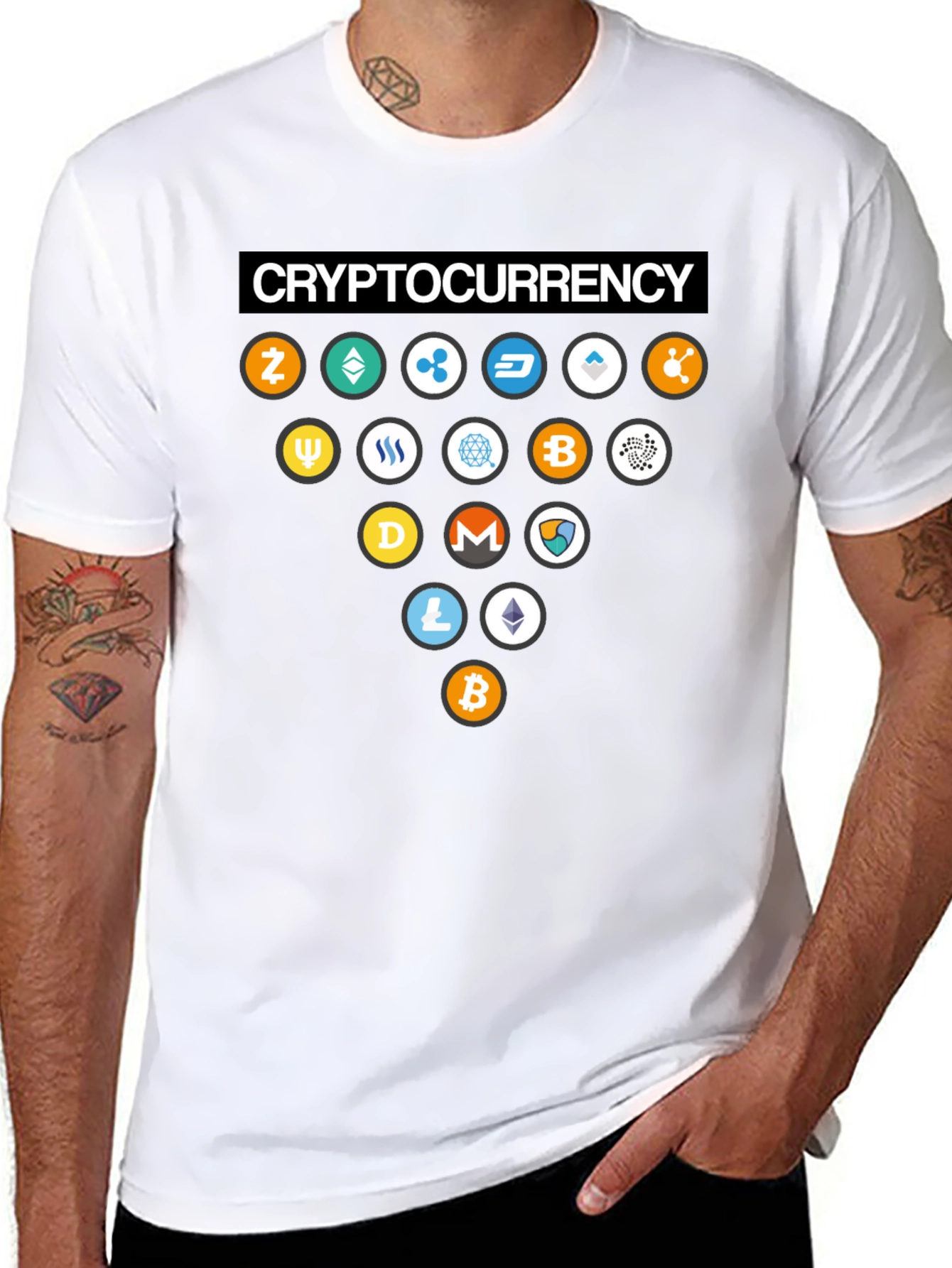 Cryptocurrency T-Shirt: Bitcoin Ethereum & Altcoins