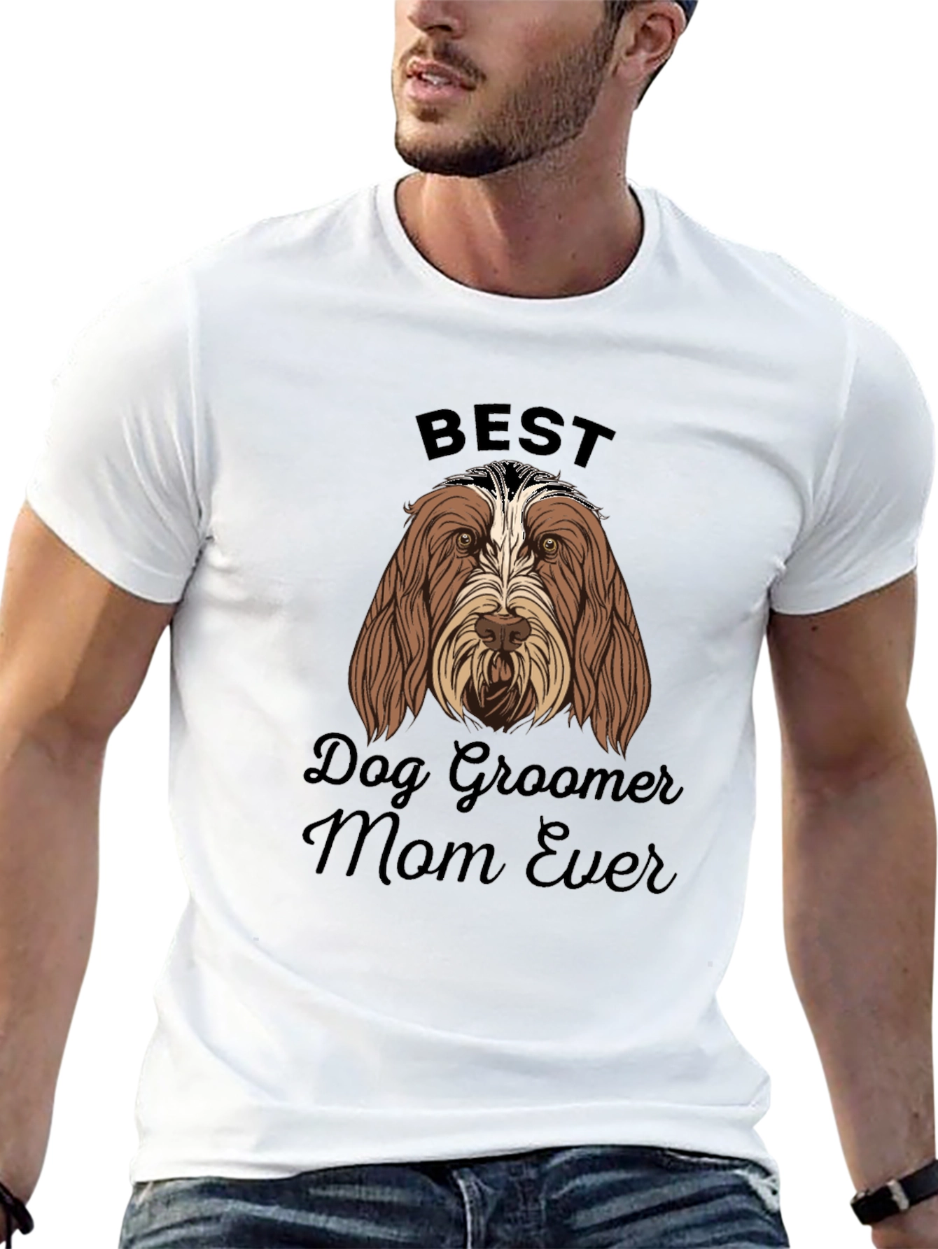 Dog Groomer Mom T-Shirt