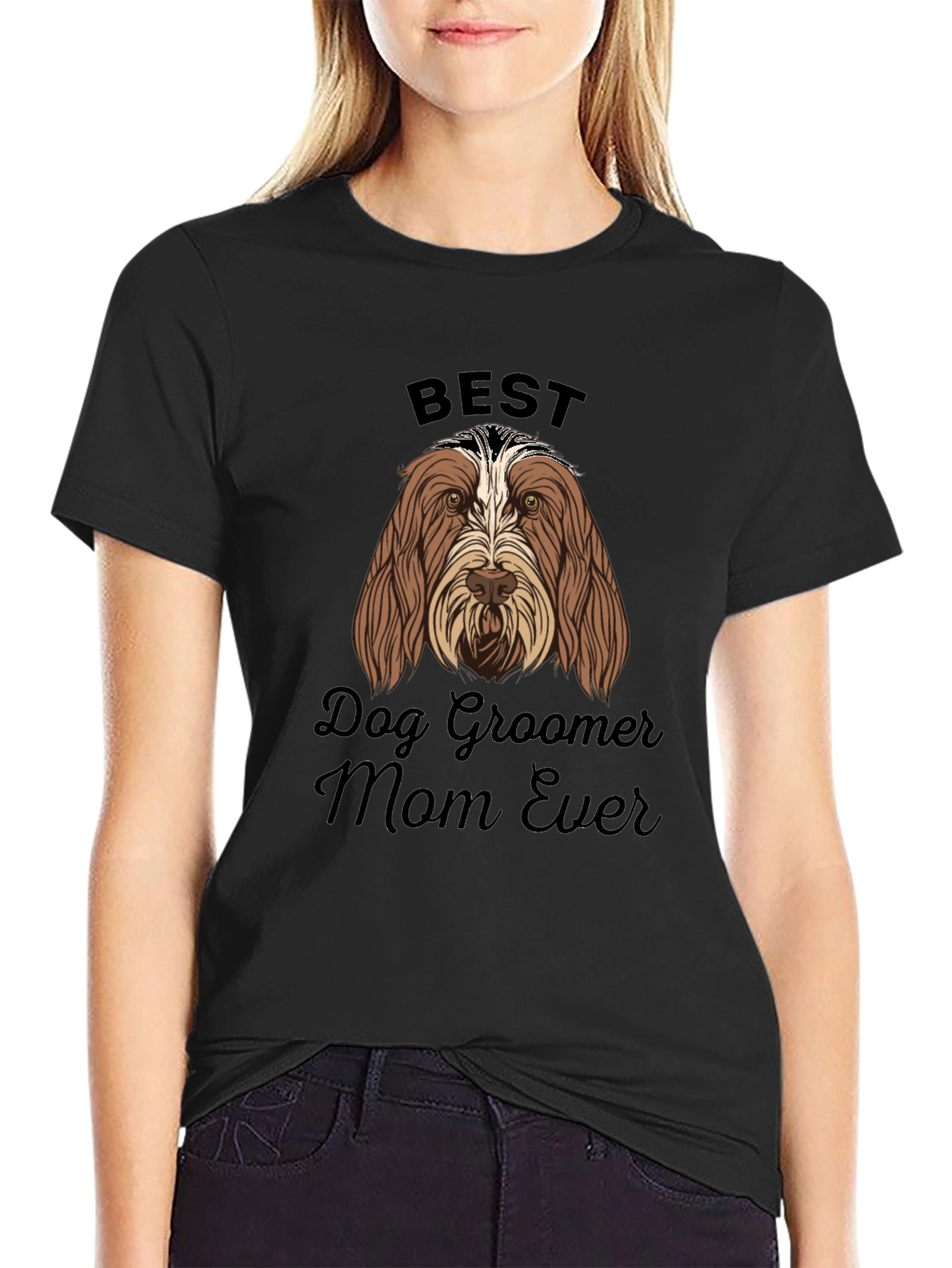 Dog Groomer Mom T-Shirt