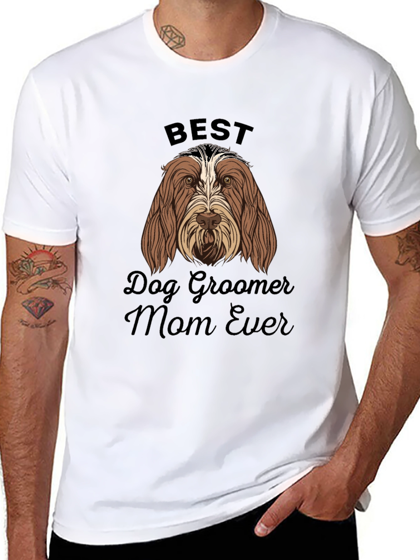Dog Groomer Mom T-Shirt