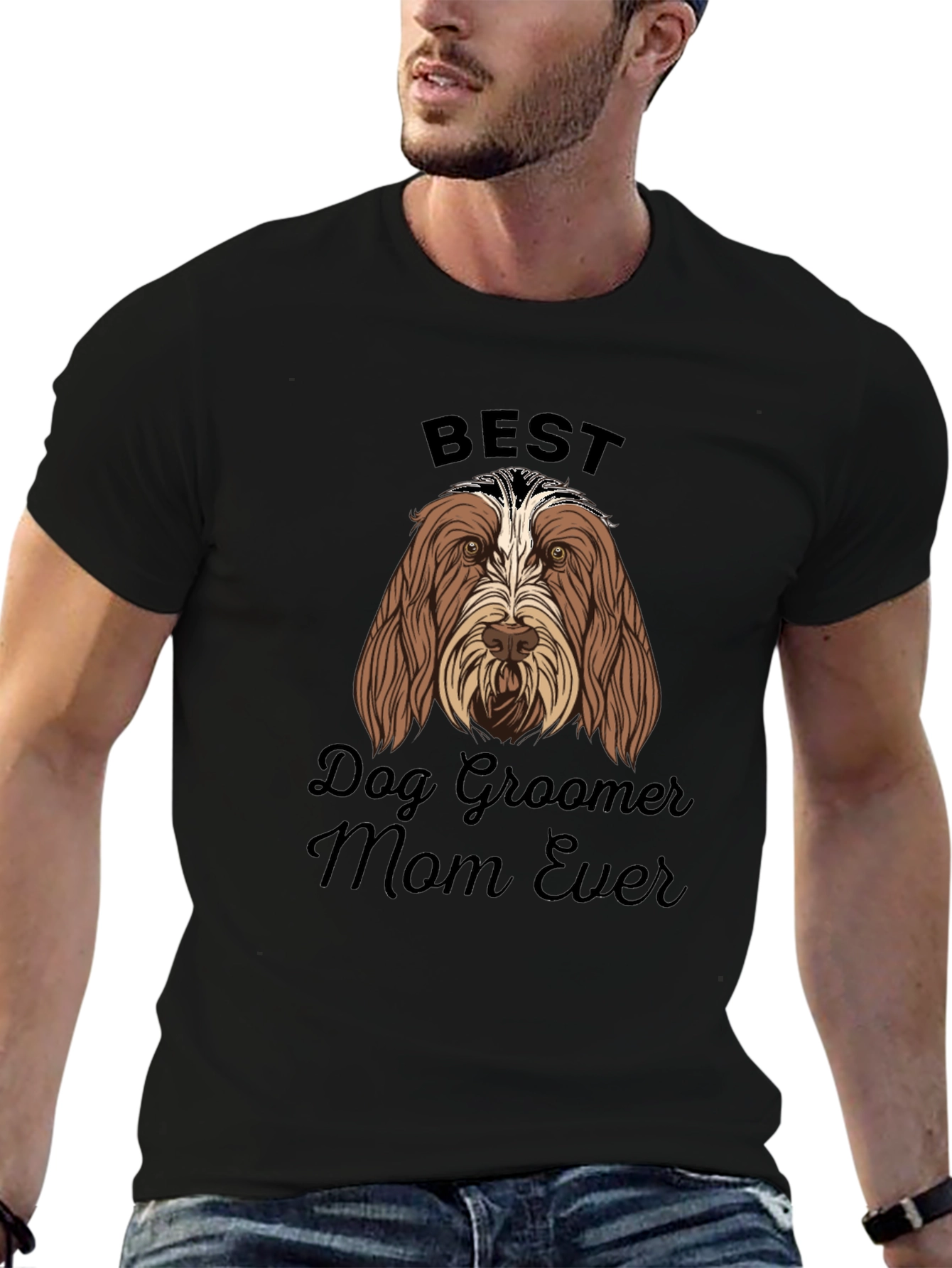 Dog Groomer Mom T-Shirt