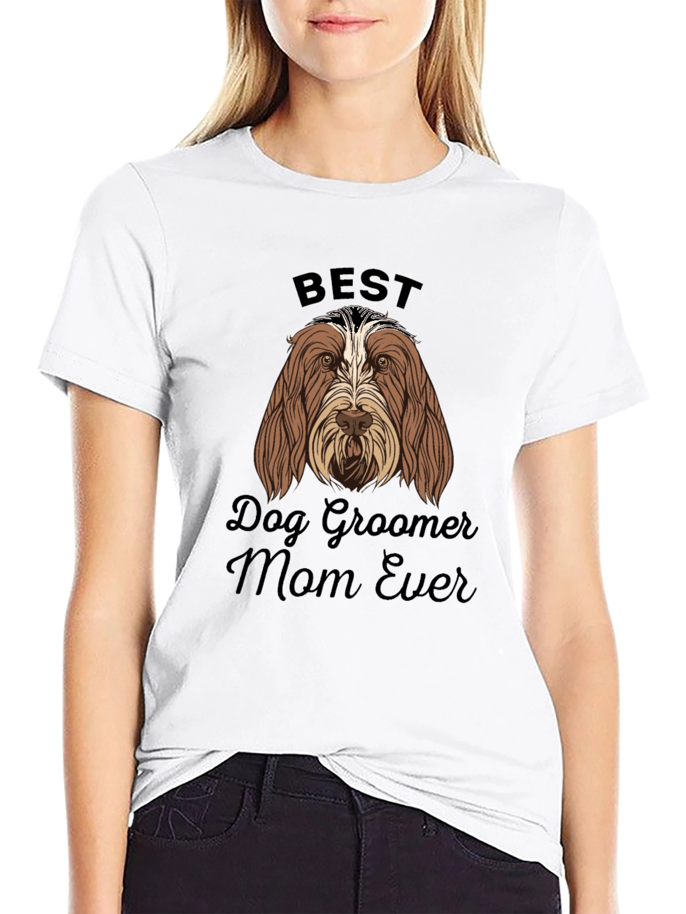 Dog Groomer Mom T-Shirt
