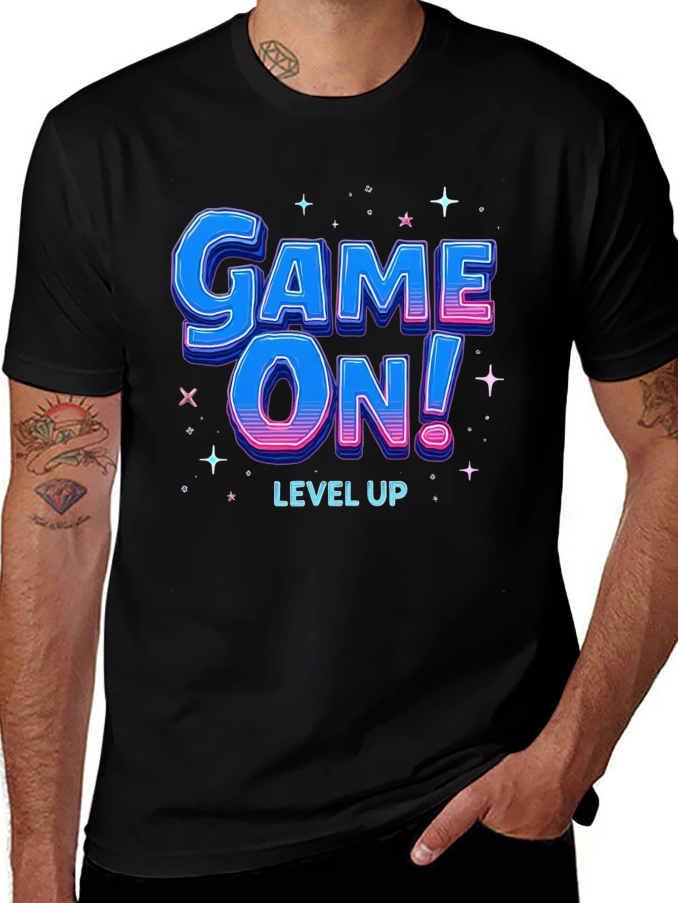 Game On! Level Up T-Shirt - Gamer Style