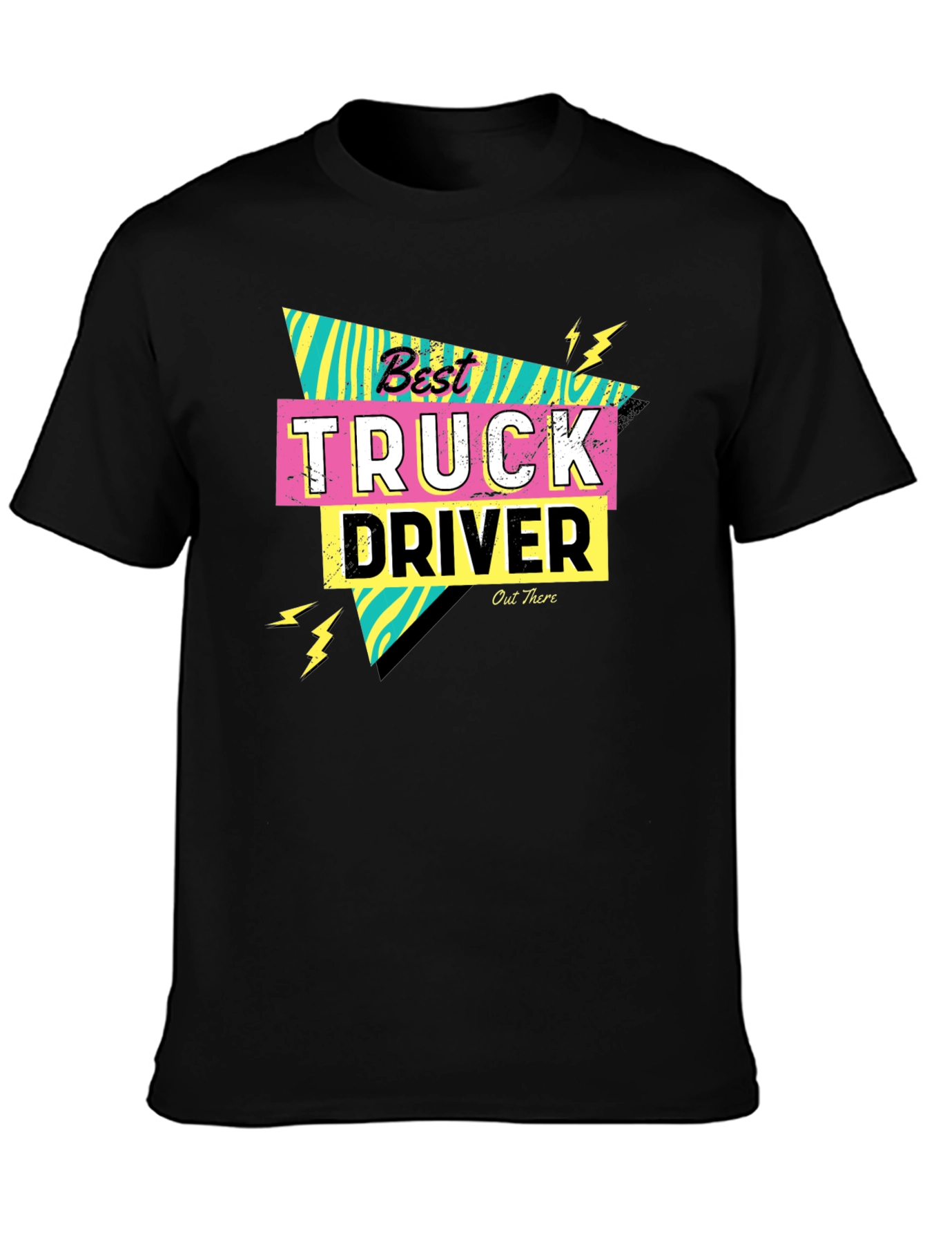 Best Truck Driver Graphic Tee - Retro 80s Style