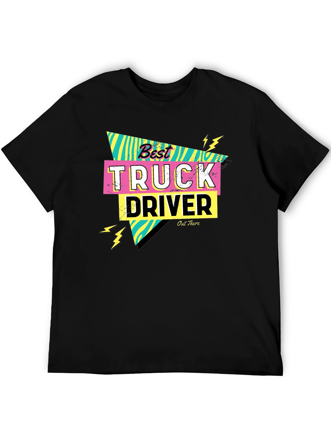 Best Truck Driver Graphic Tee - Retro 80s Style